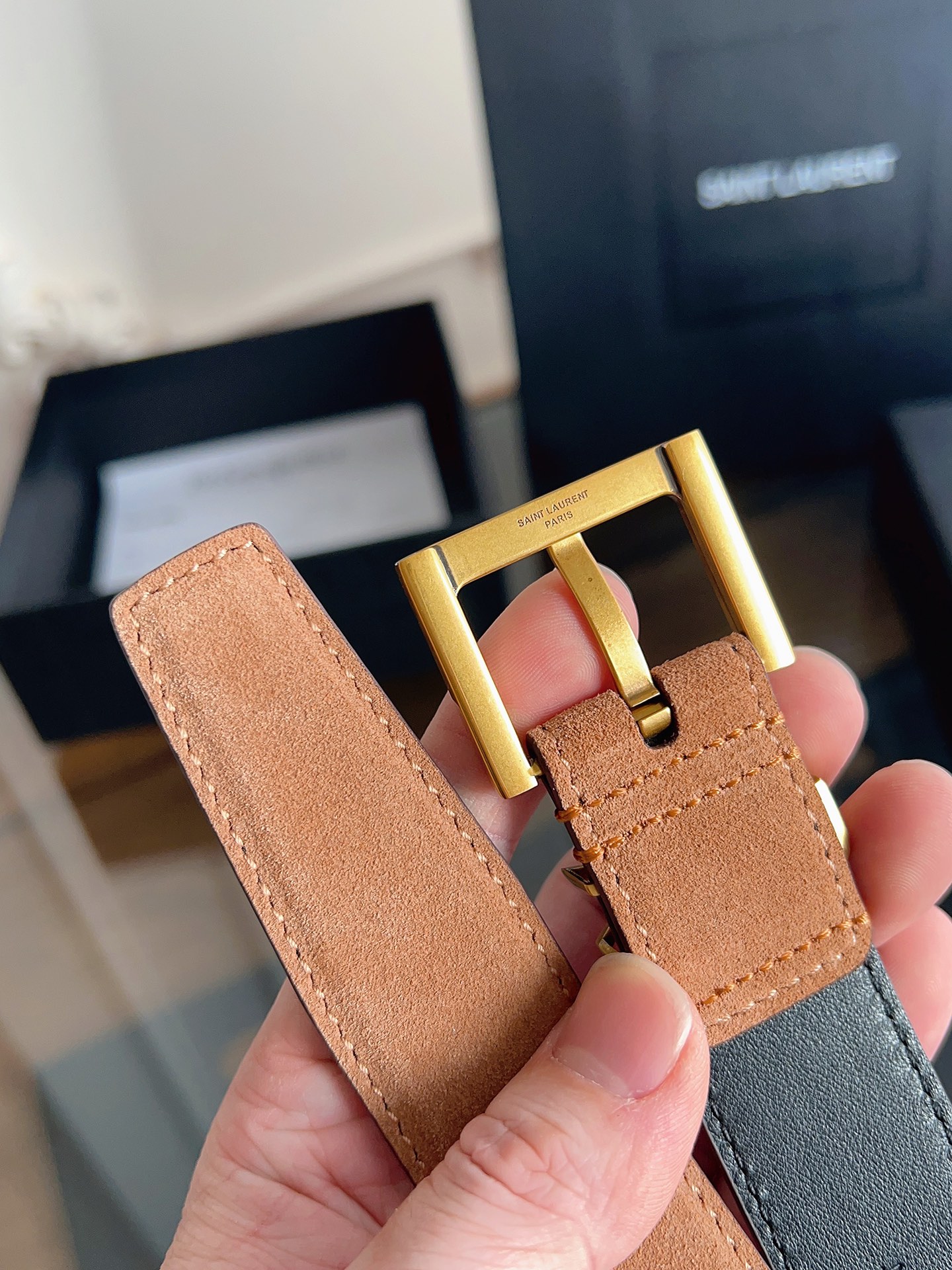 Saint Laurent Female Basic Belt S-m-l