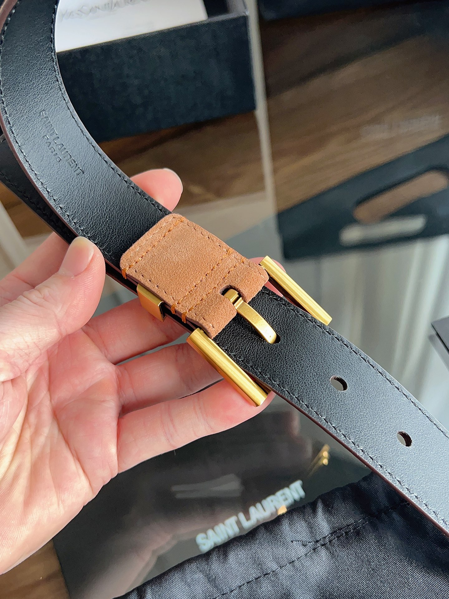 Saint Laurent Female Basic Belt S-m-l