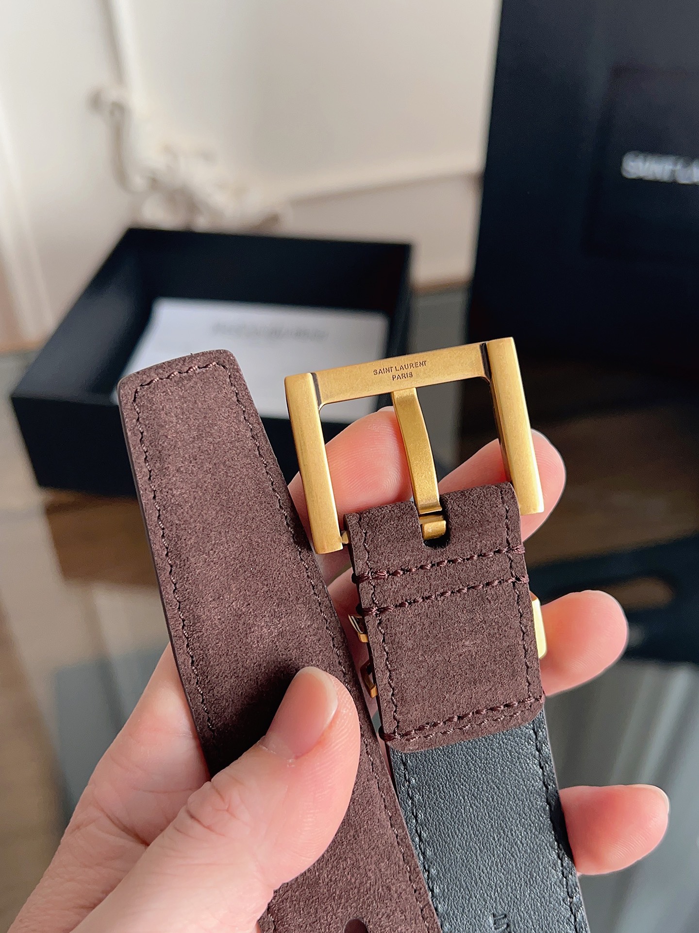 Saint Laurent Female Basic Belt S-m-l