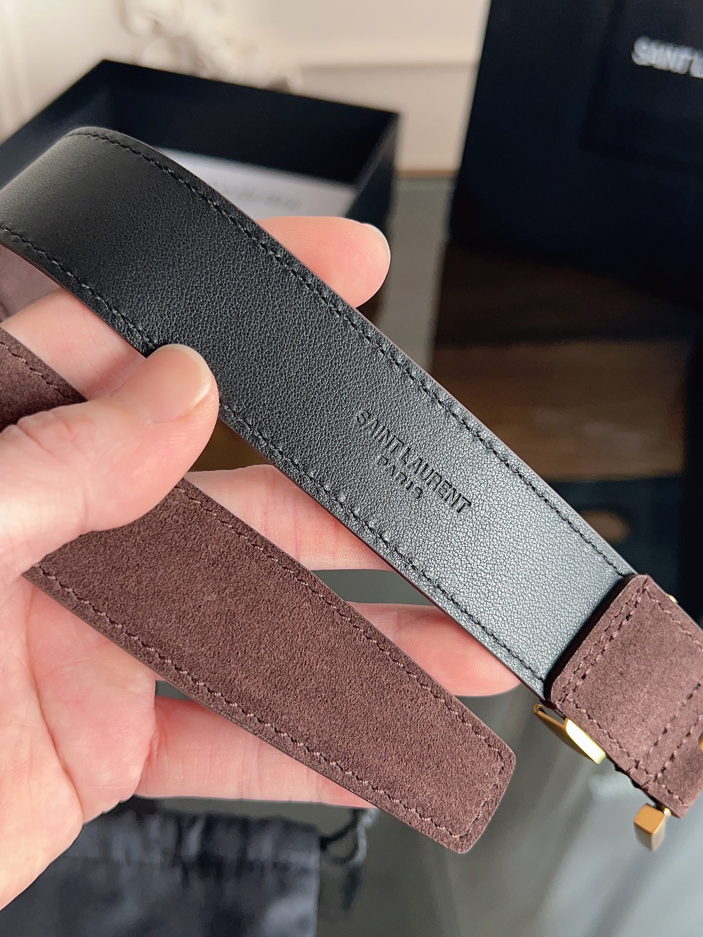 Saint Laurent Female Basic Belt S-m-l