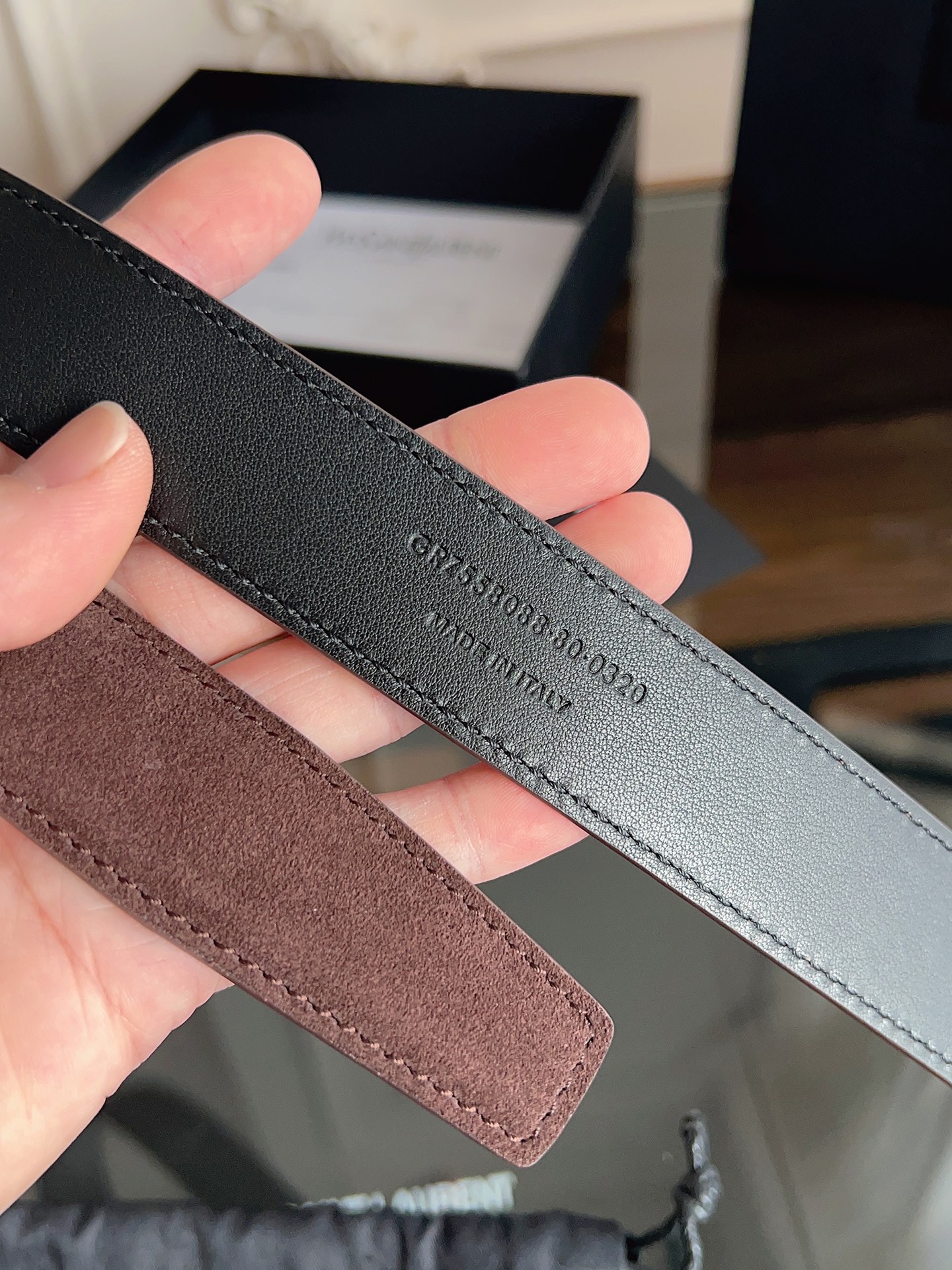 Saint Laurent Female Basic Belt S-m-l