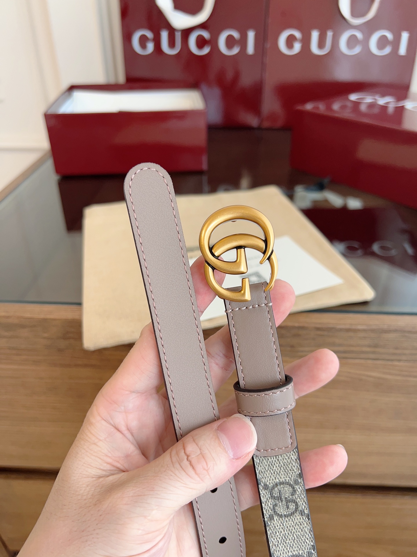 Gucci Female Basic Belt Cow Leather S-m-l