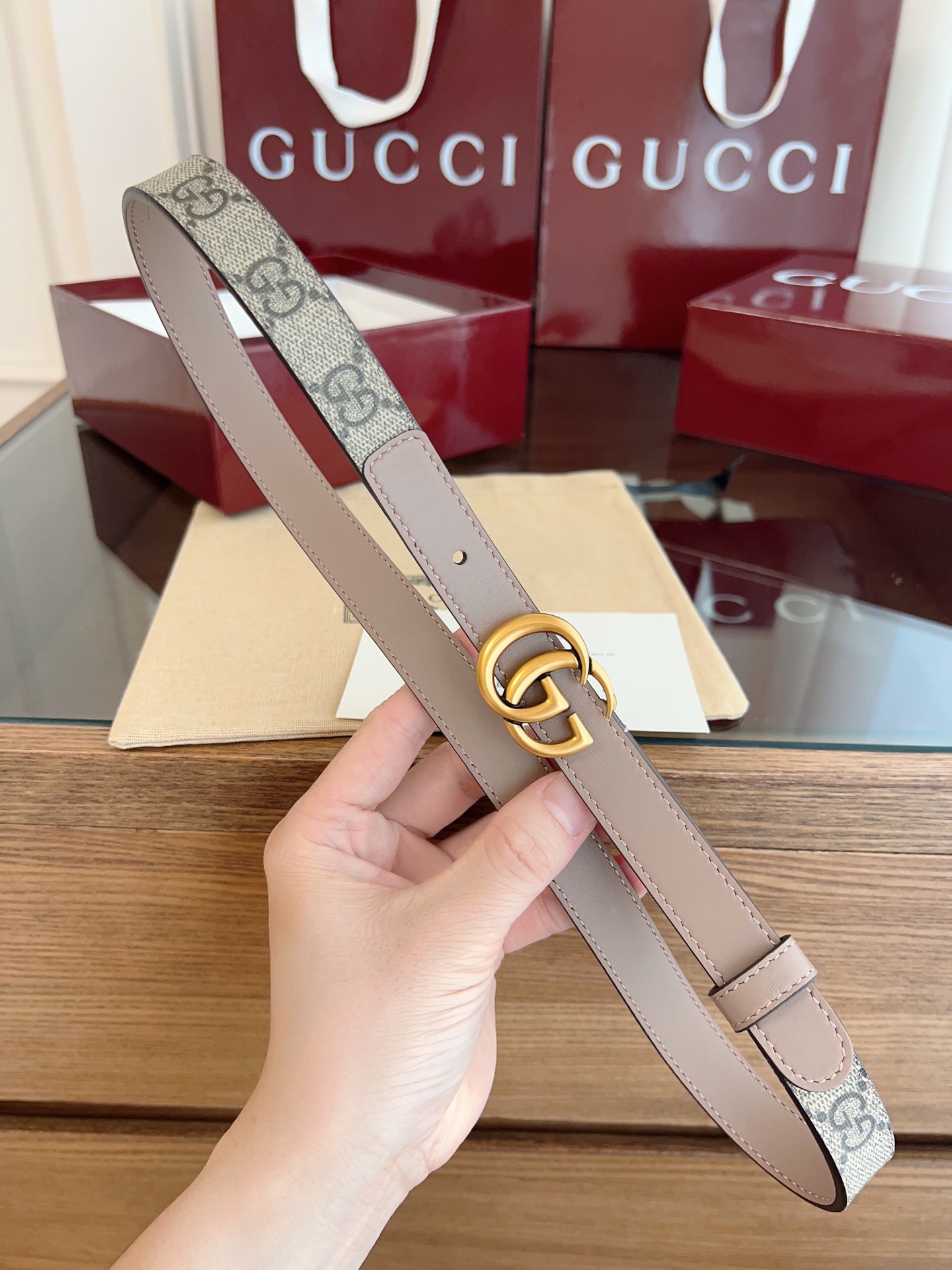 Gucci Female Basic Belt Cow Leather S-m-l