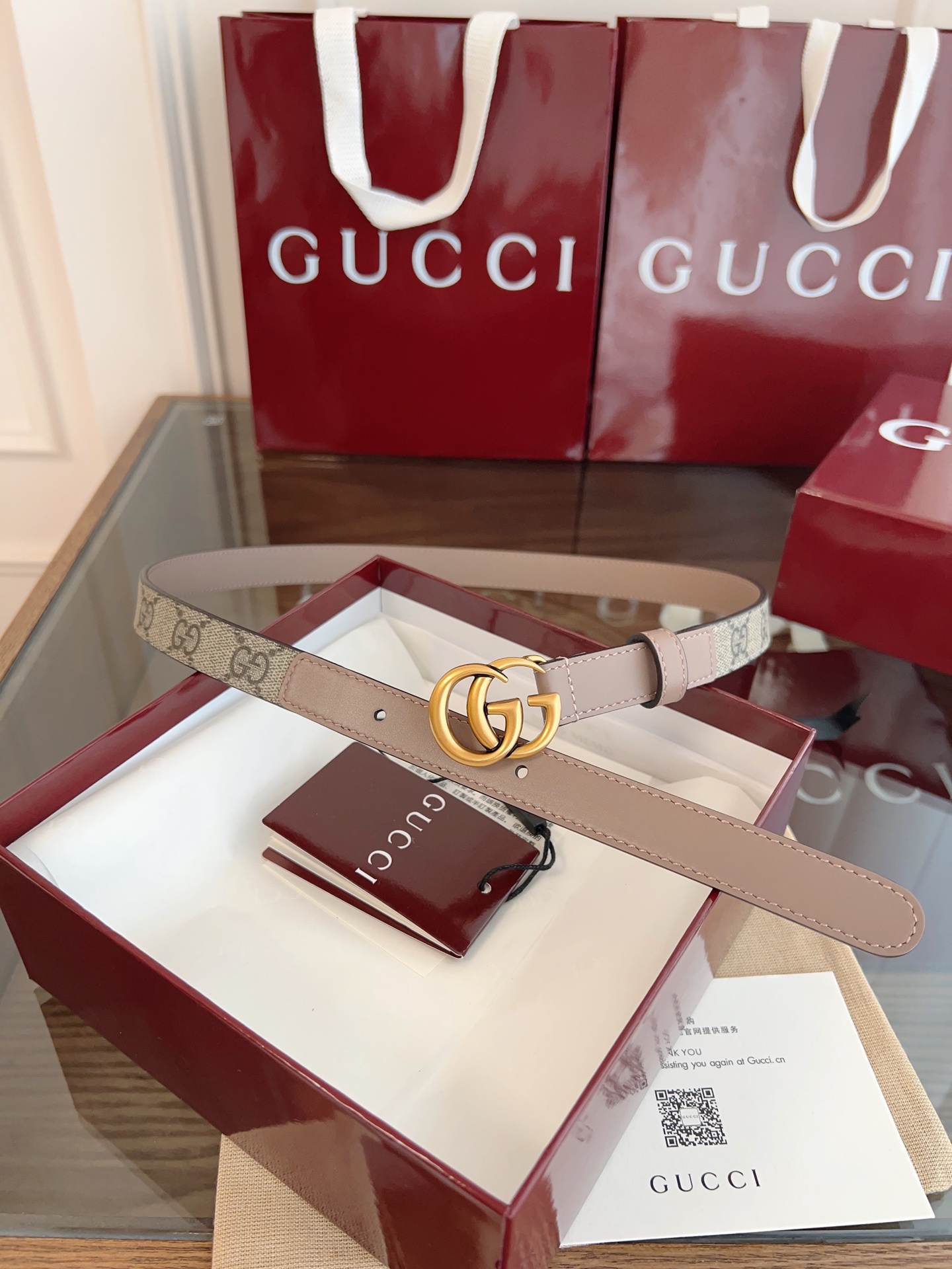 Gucci Female Basic Belt Cow Leather S-m-l