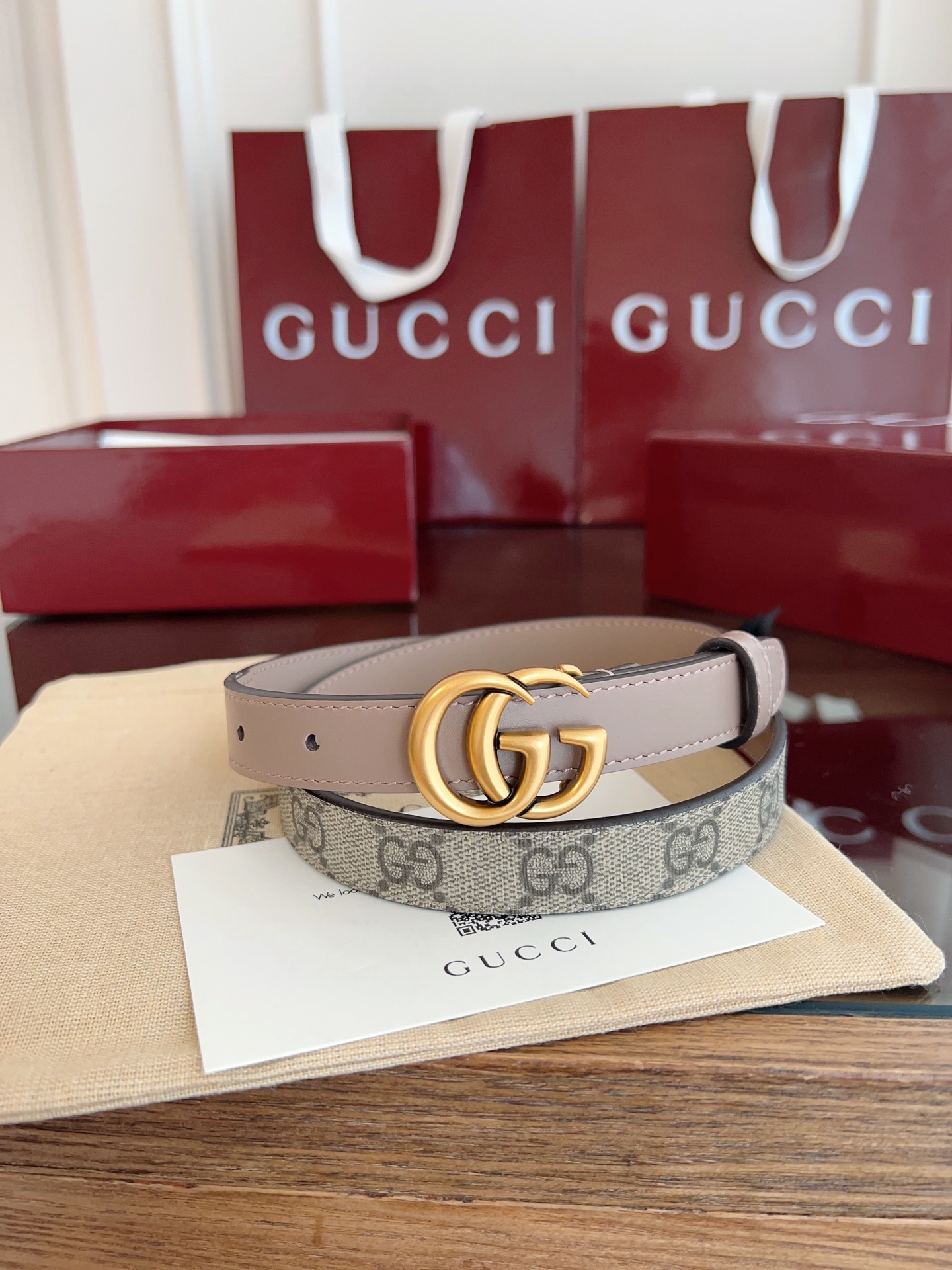Gucci Female Basic Belt Cow Leather S-m-l