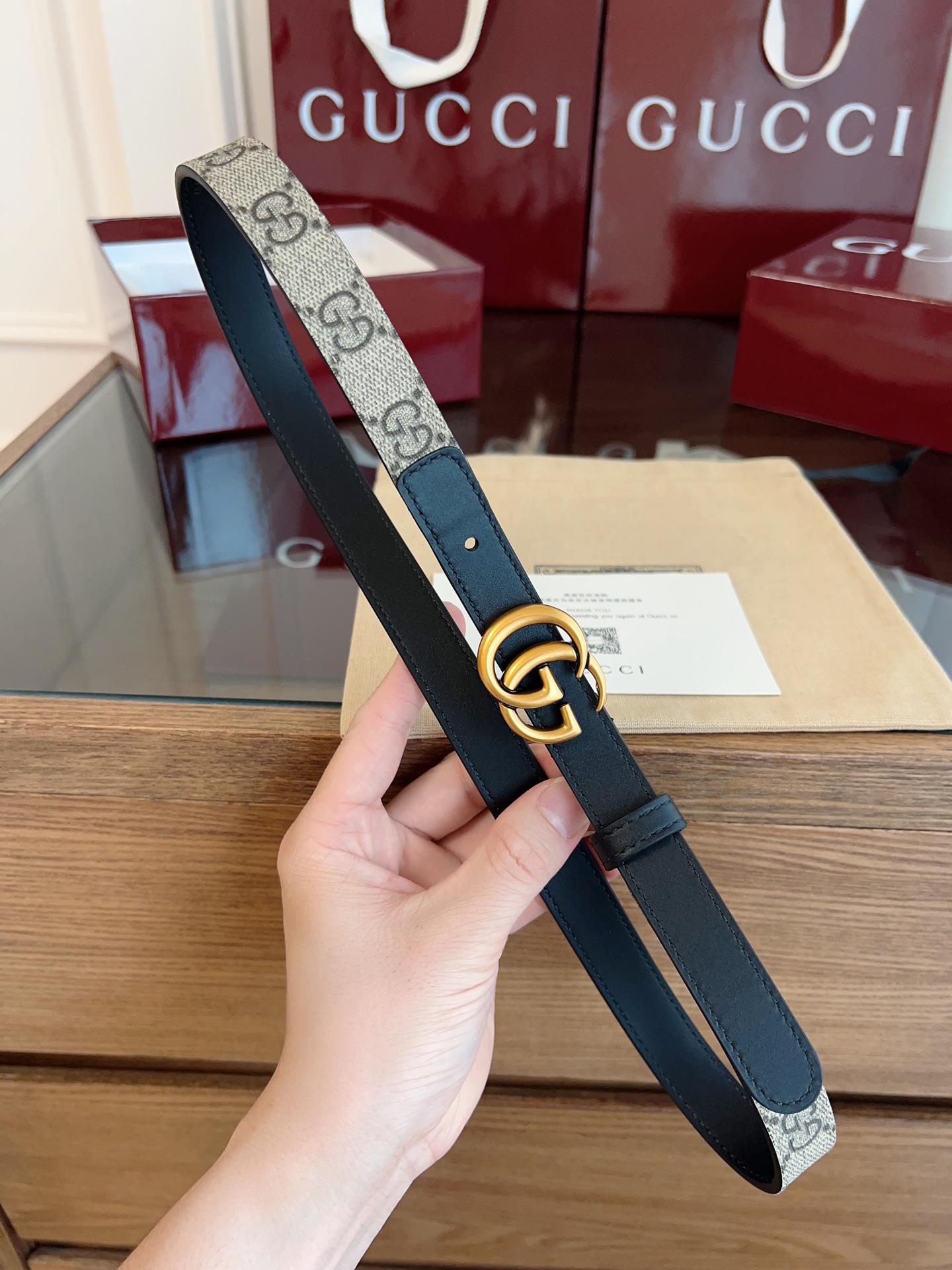 Gucci Female Basic Belt Cow Leather S-m-l