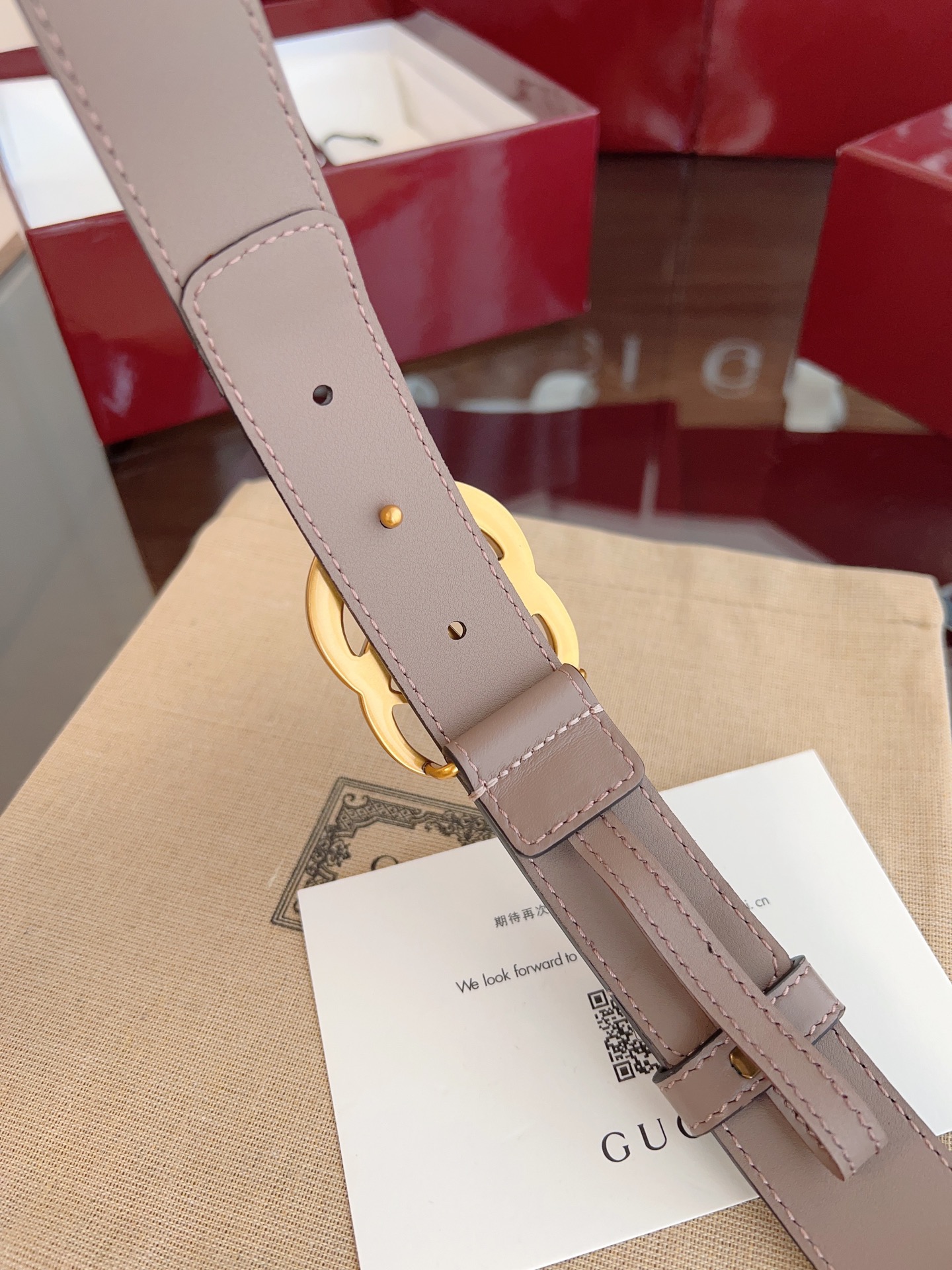 Gucci Female Basic Belt Cow Leather S-m-l