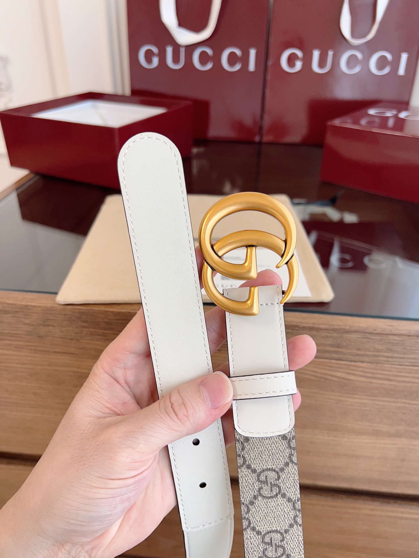 Gucci Female Basic Belt Cow Leather S-m-l