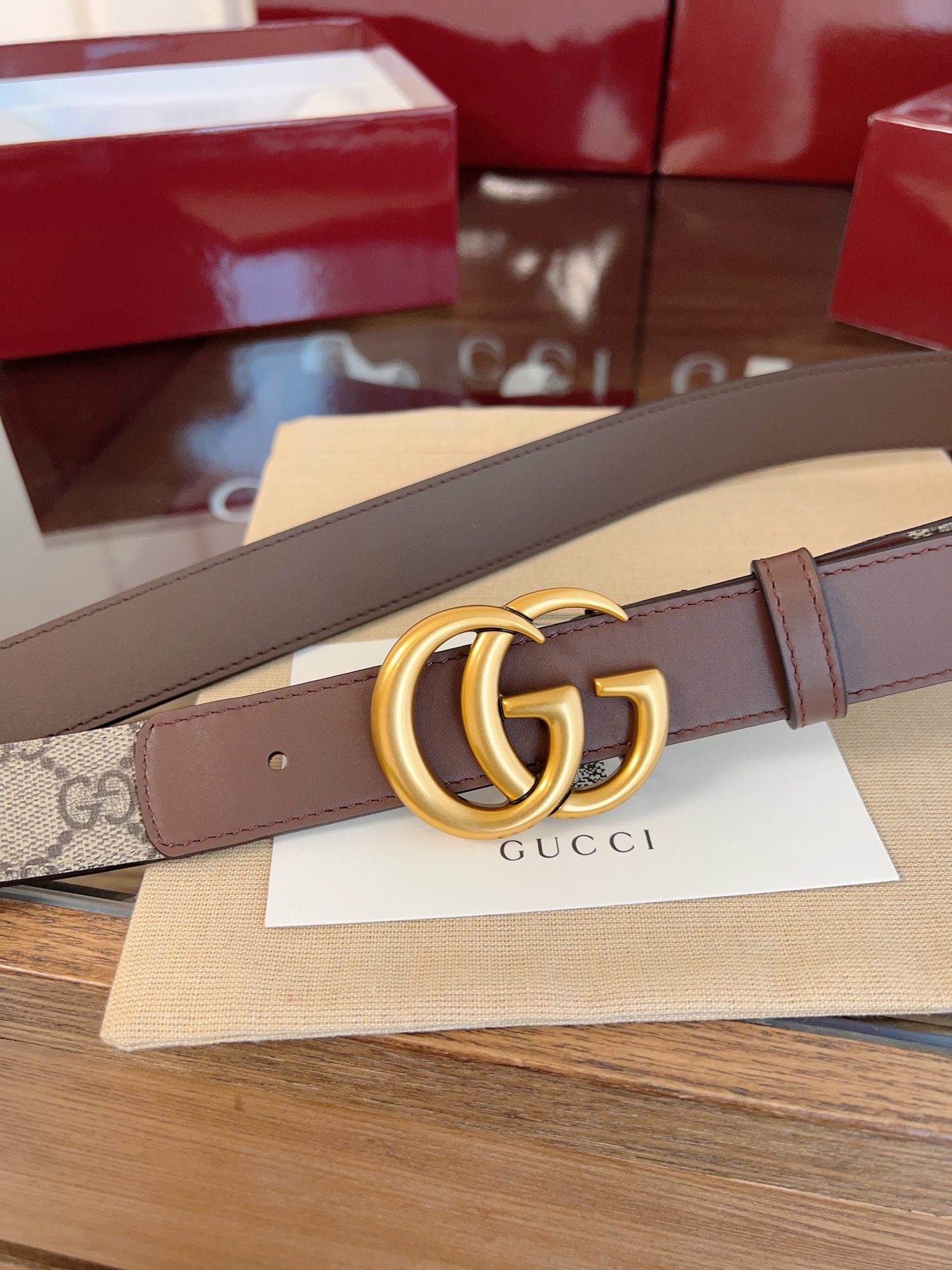 Gucci Female Basic Belt Cow Leather S-m-l