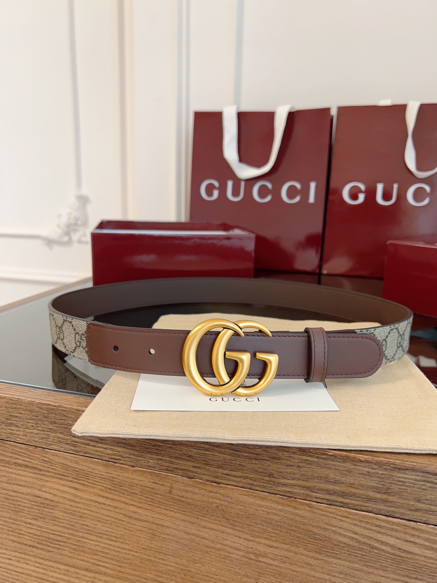 Gucci Female Basic Belt Cow Leather S-m-l
