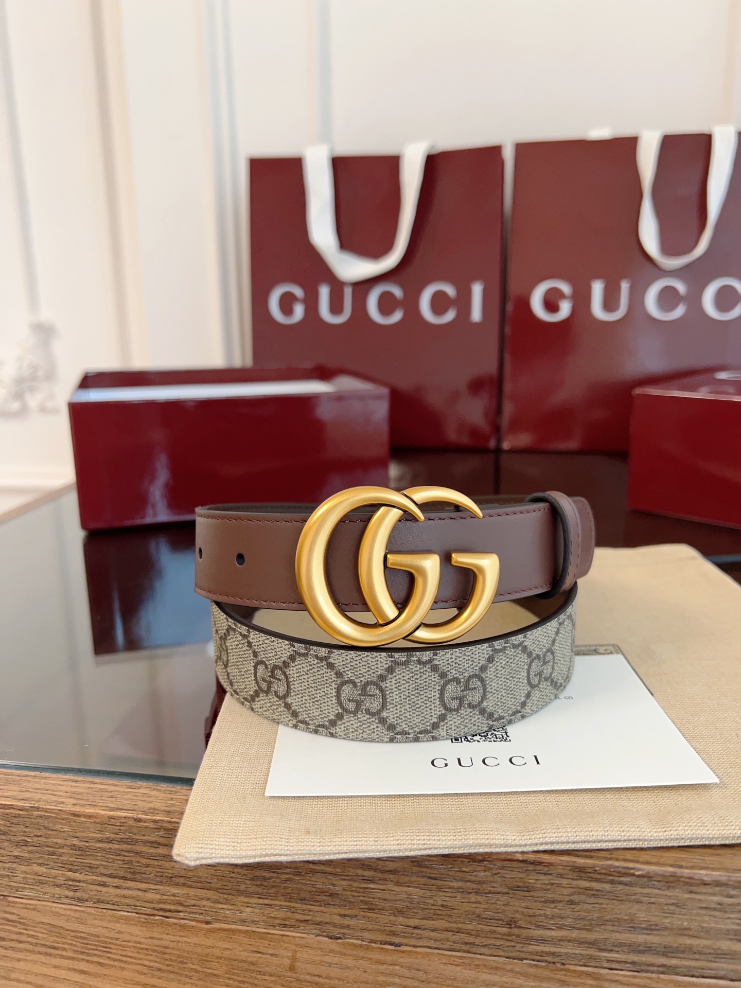 Gucci Female Basic Belt Cow Leather S-m-l
