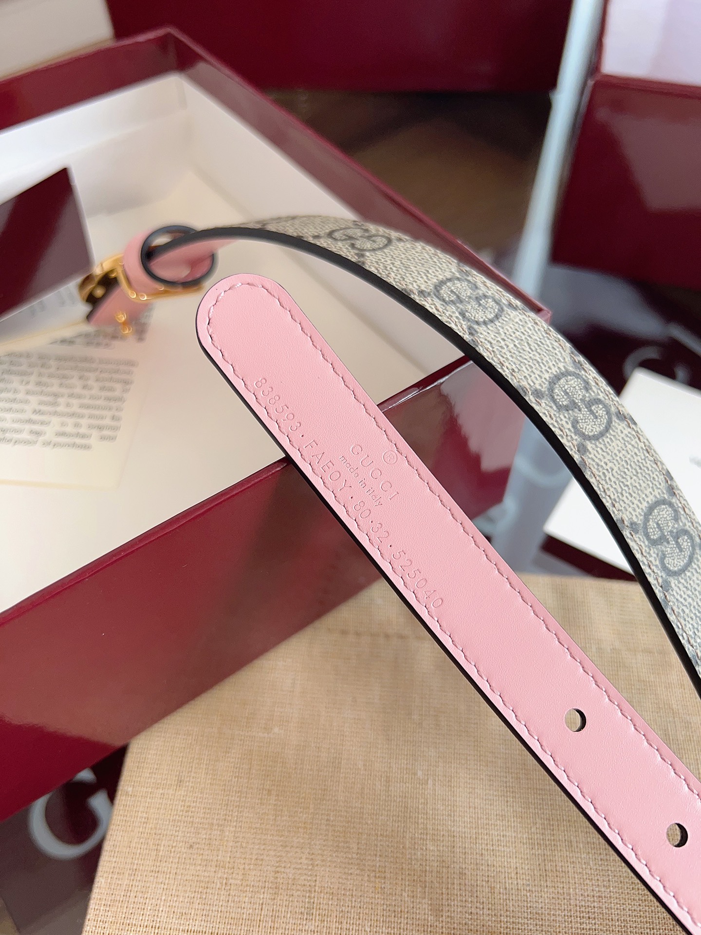 Gucci Female Basic Belt Cow Leather