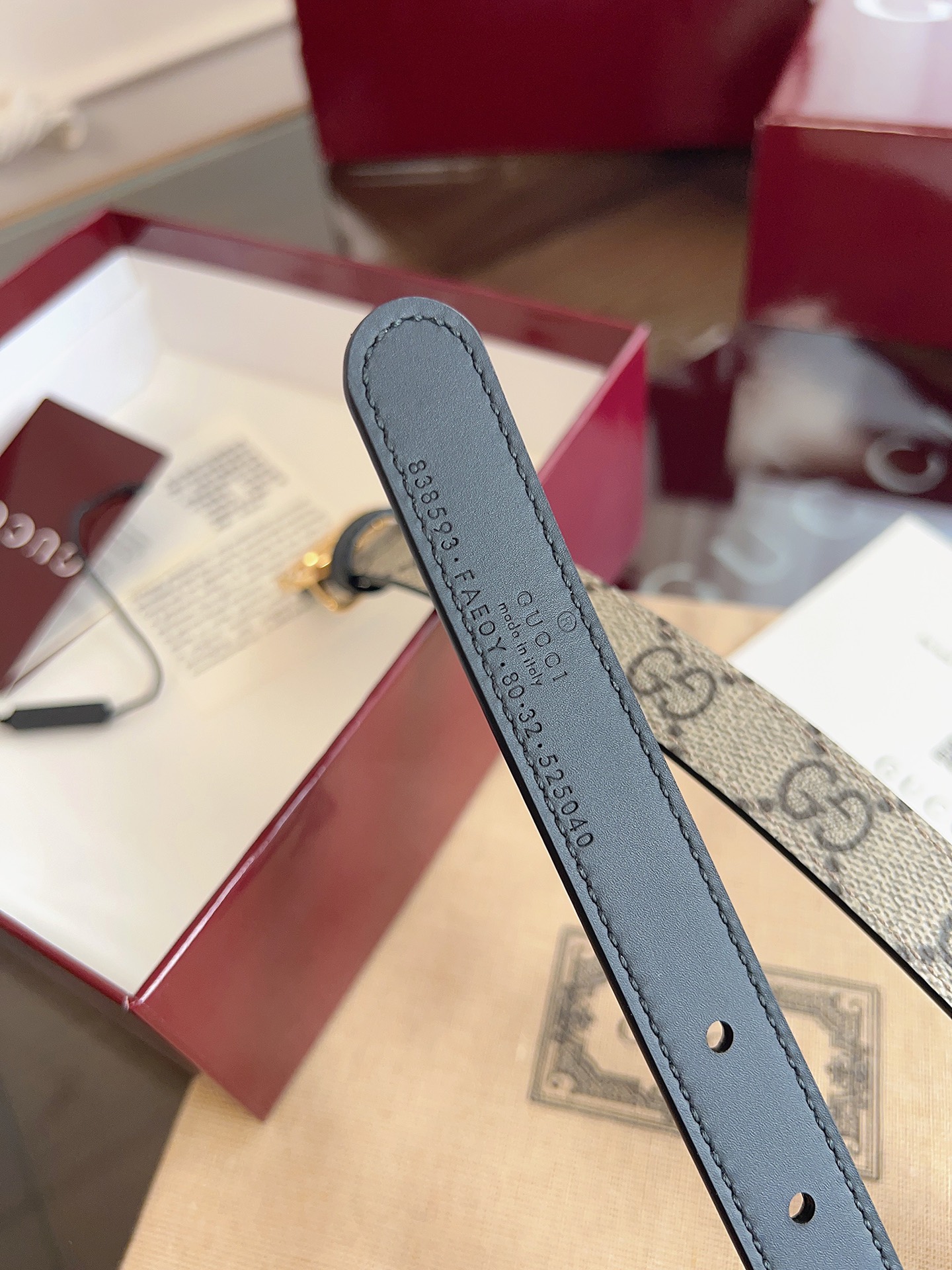 Gucci Female Basic Belt Cow Leather Black