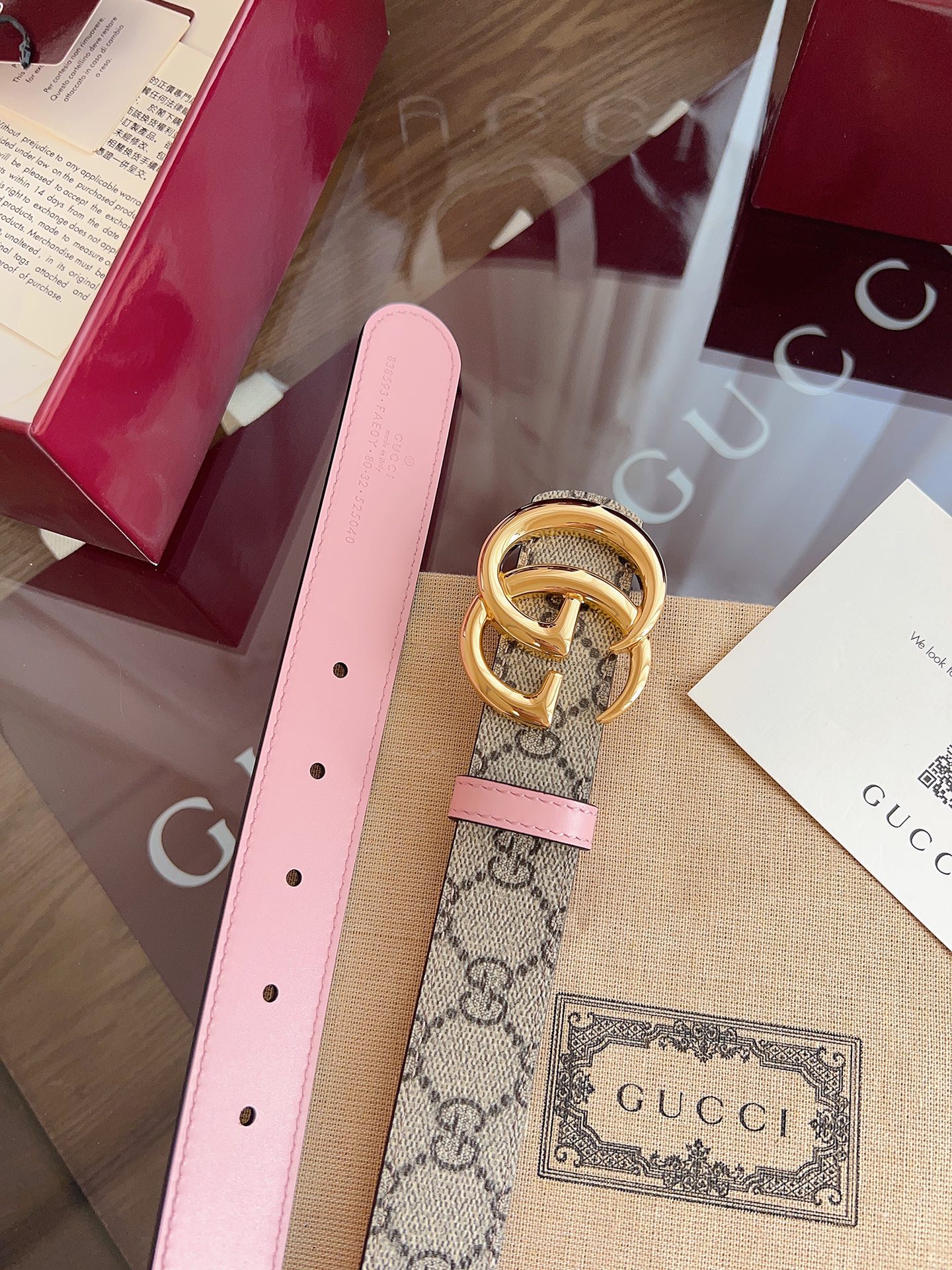 Gucci Female Basic Belt Cow Leather