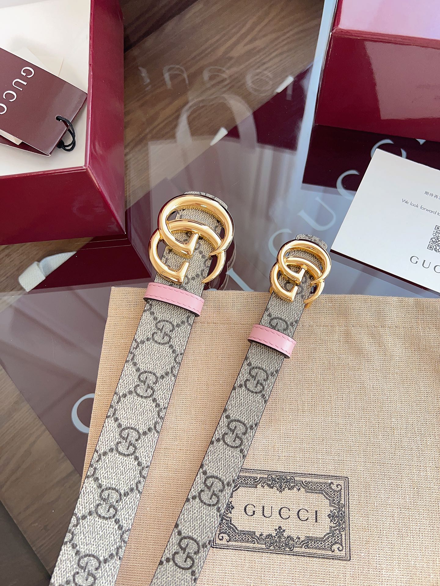 Gucci Female Basic Belt Cow Leather