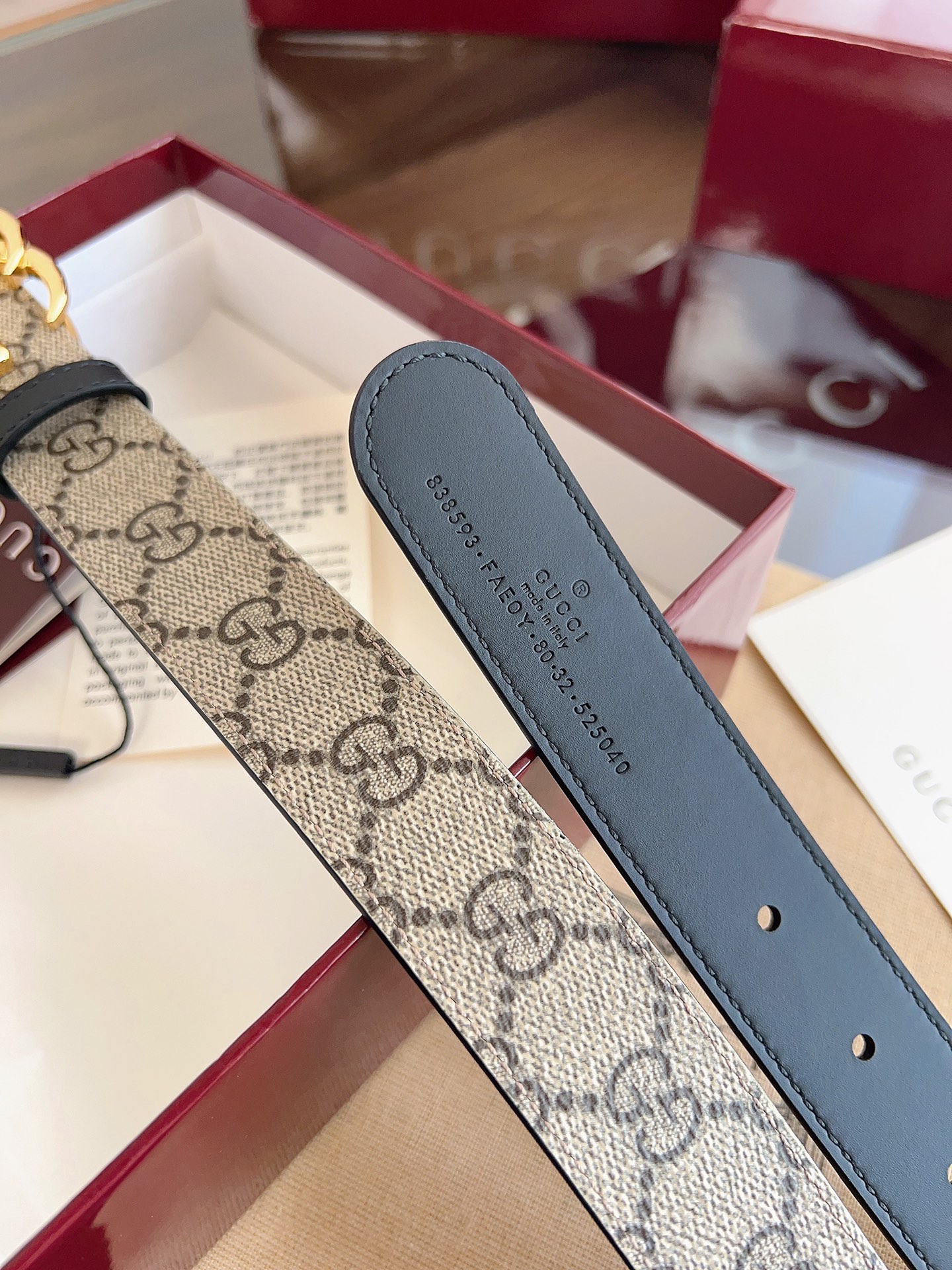 Gucci Female Basic Belt Cow Leather Black