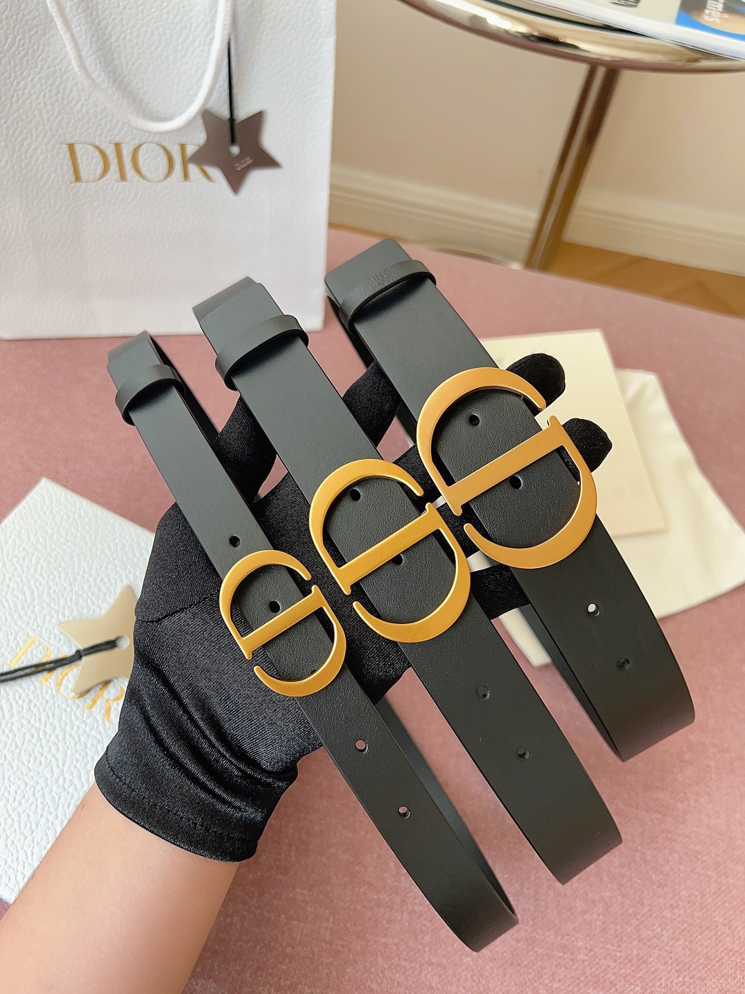 Dior Female Basic Belt Cow Leather