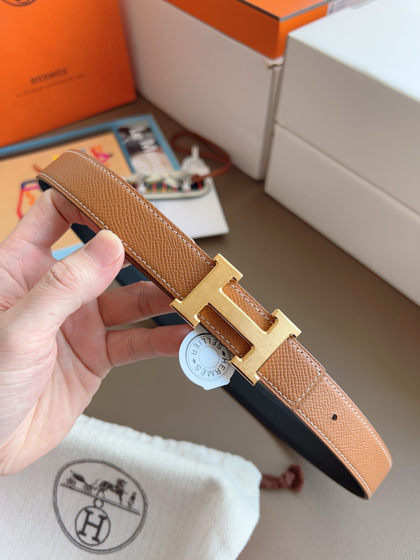 Hermès Female Basic Belt Black 13514-s-m