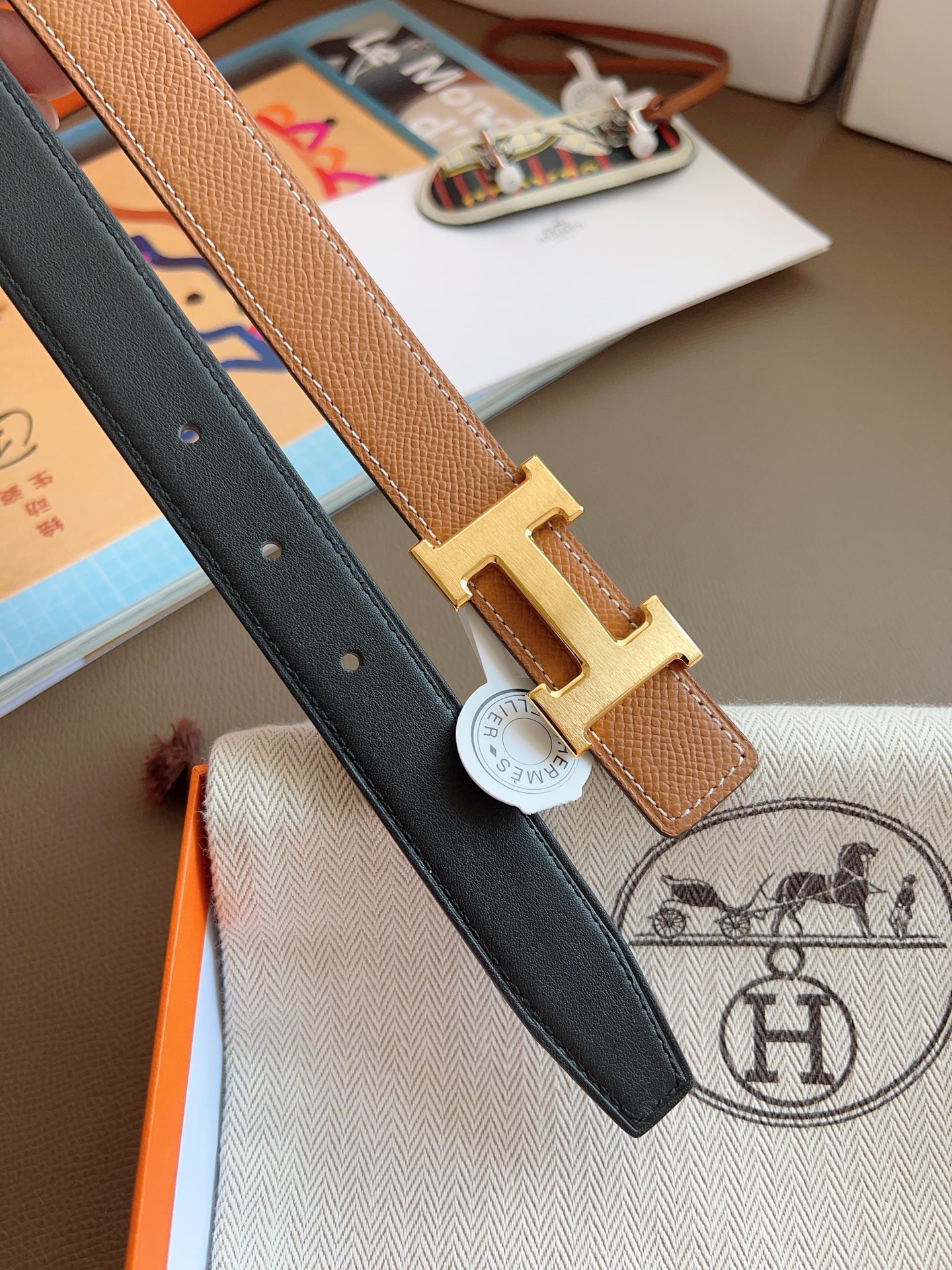 Hermès Female Basic Belt Black 13514-s-m