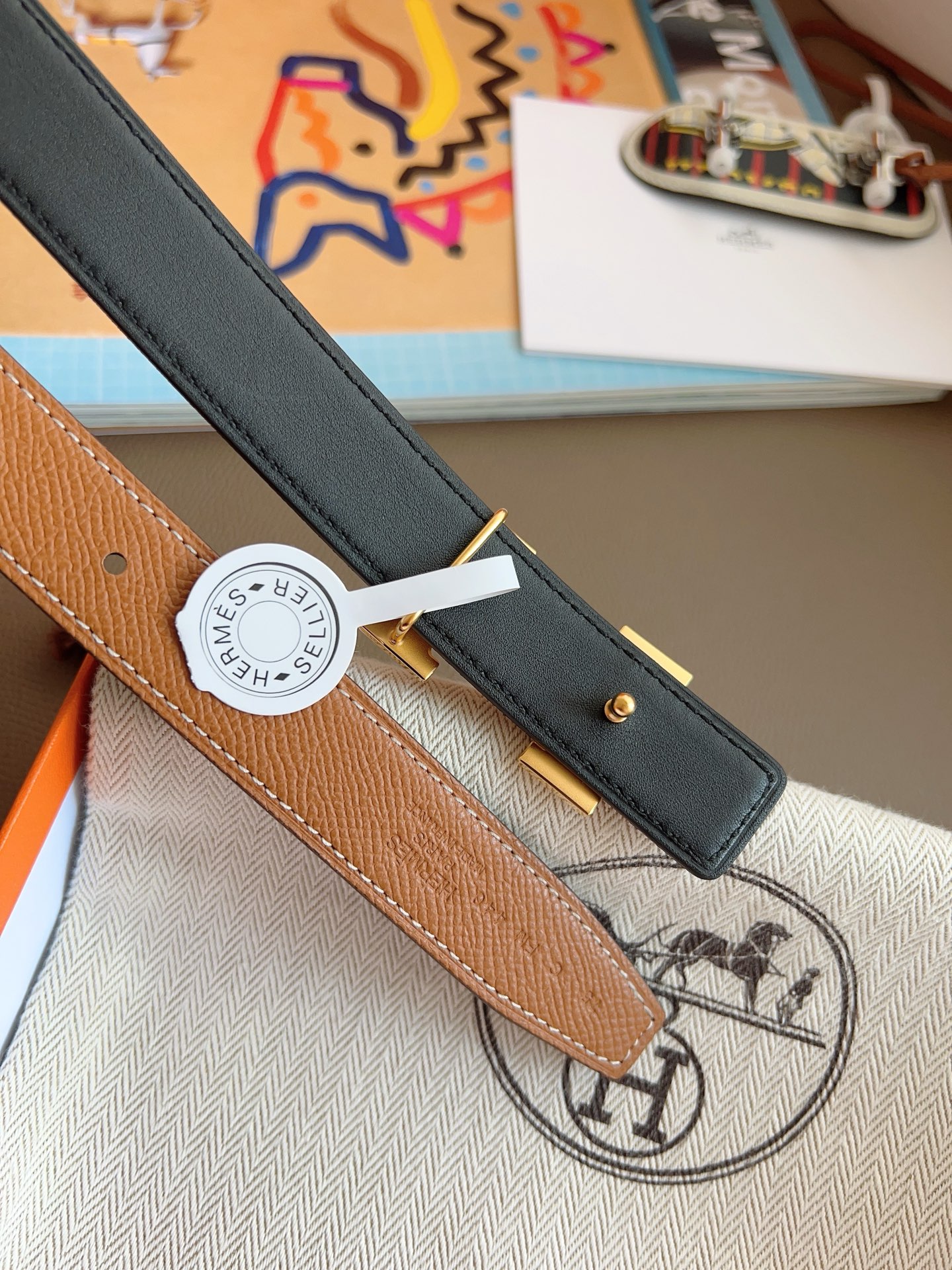 Hermès Female Basic Belt Black 13514-s-m