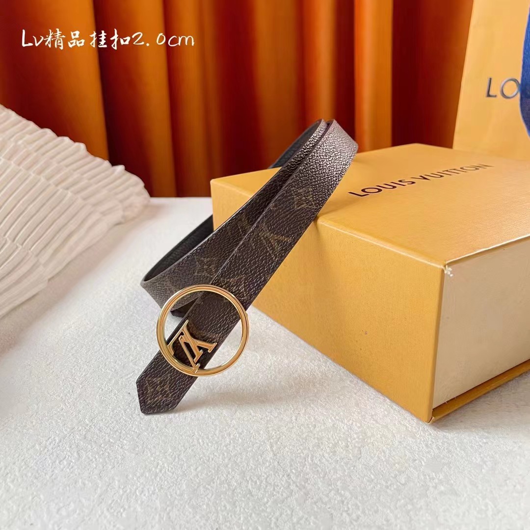 Louis Vuitton Female Basic Belt 20cm-13514-l