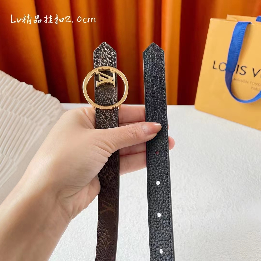 Louis Vuitton Female Basic Belt 20cm-13514-l