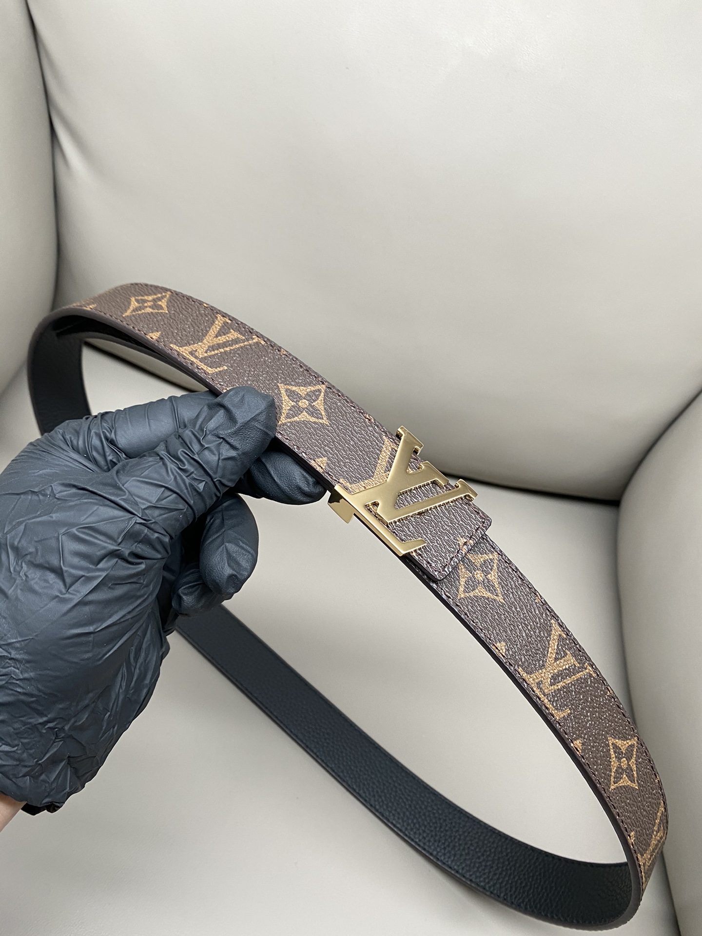 Louis Vuitton Female Basic Belt Cow Leather S-m-l