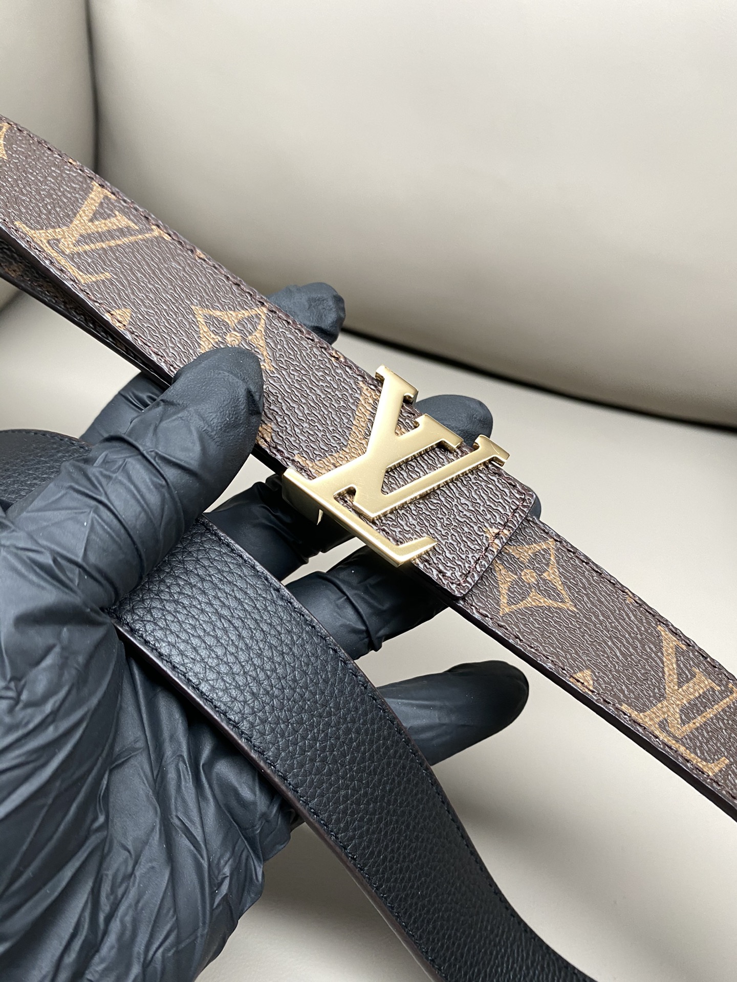 Louis Vuitton Female Basic Belt Cow Leather S-m-l