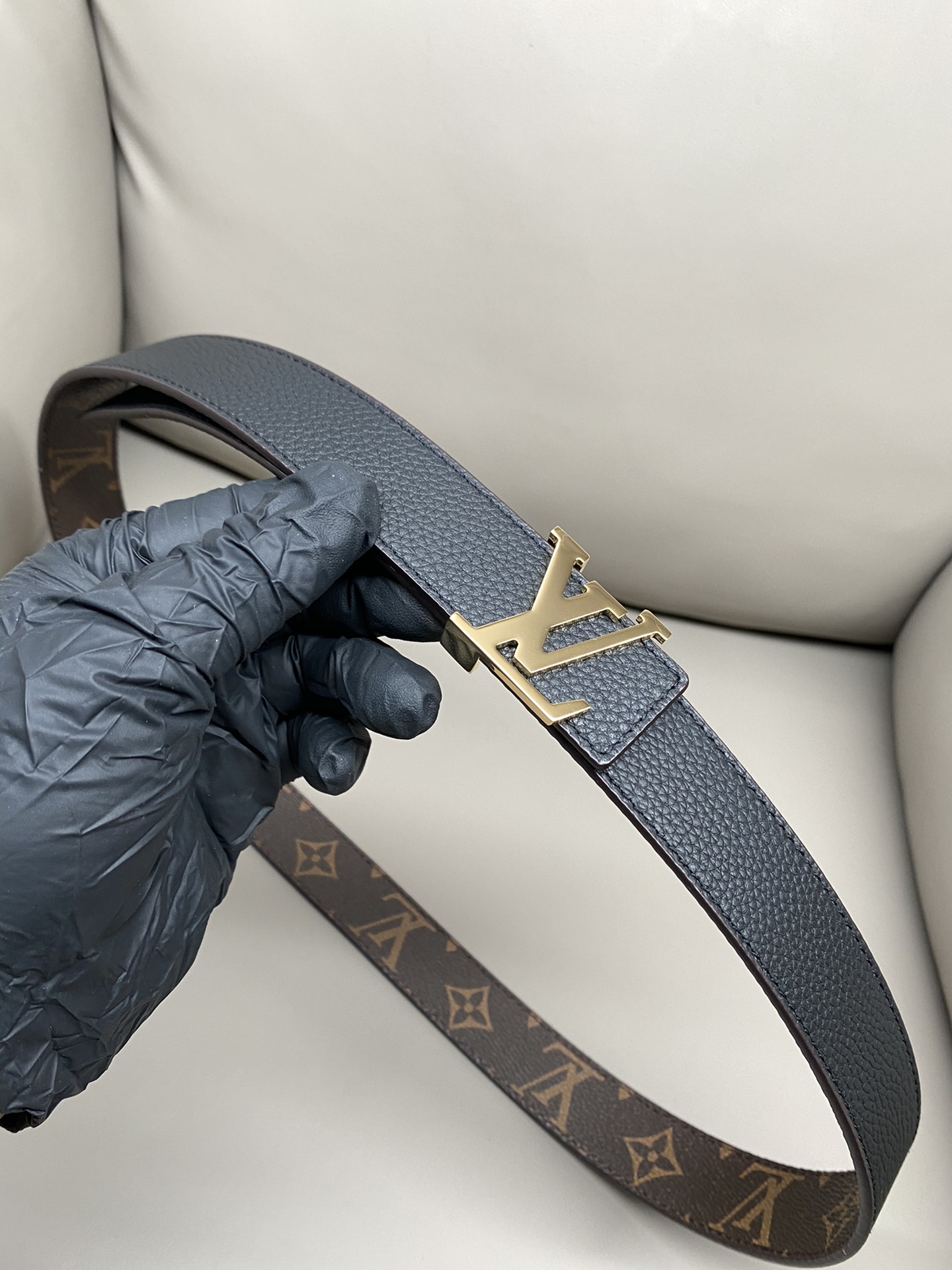 Louis Vuitton Female Basic Belt Cow Leather S-m-l