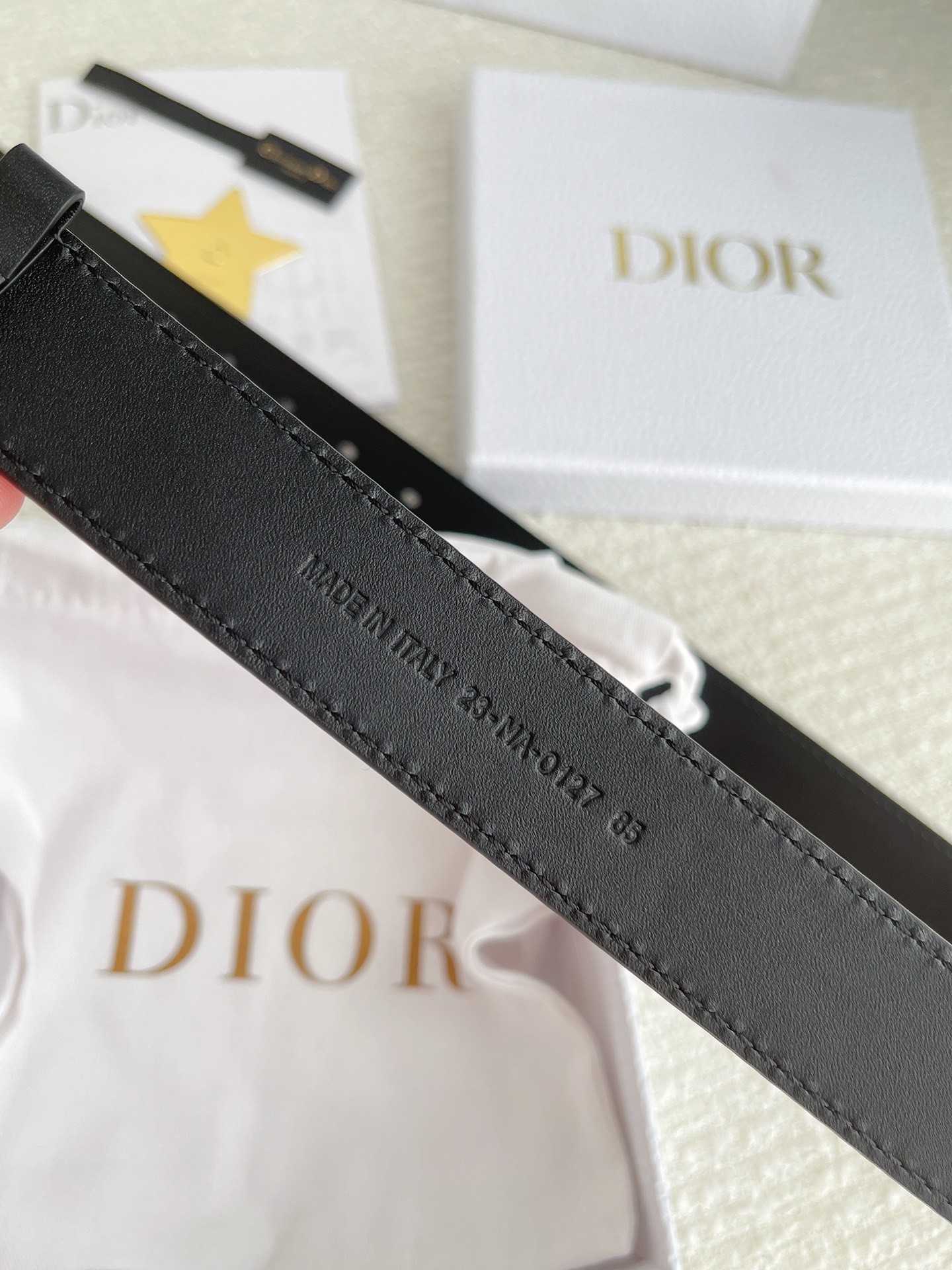 Dior Female Basic Belt Cow Leather M