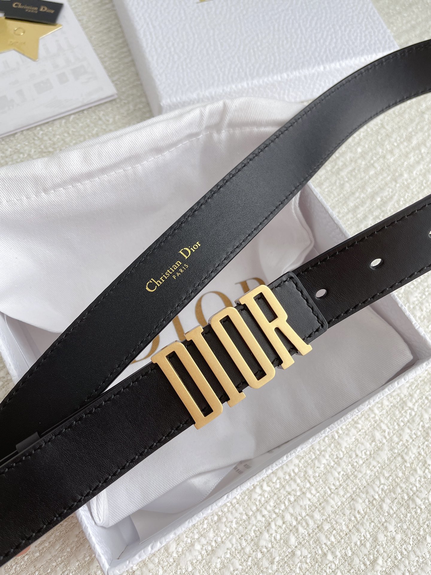 Dior Female Basic Belt Cow Leather M