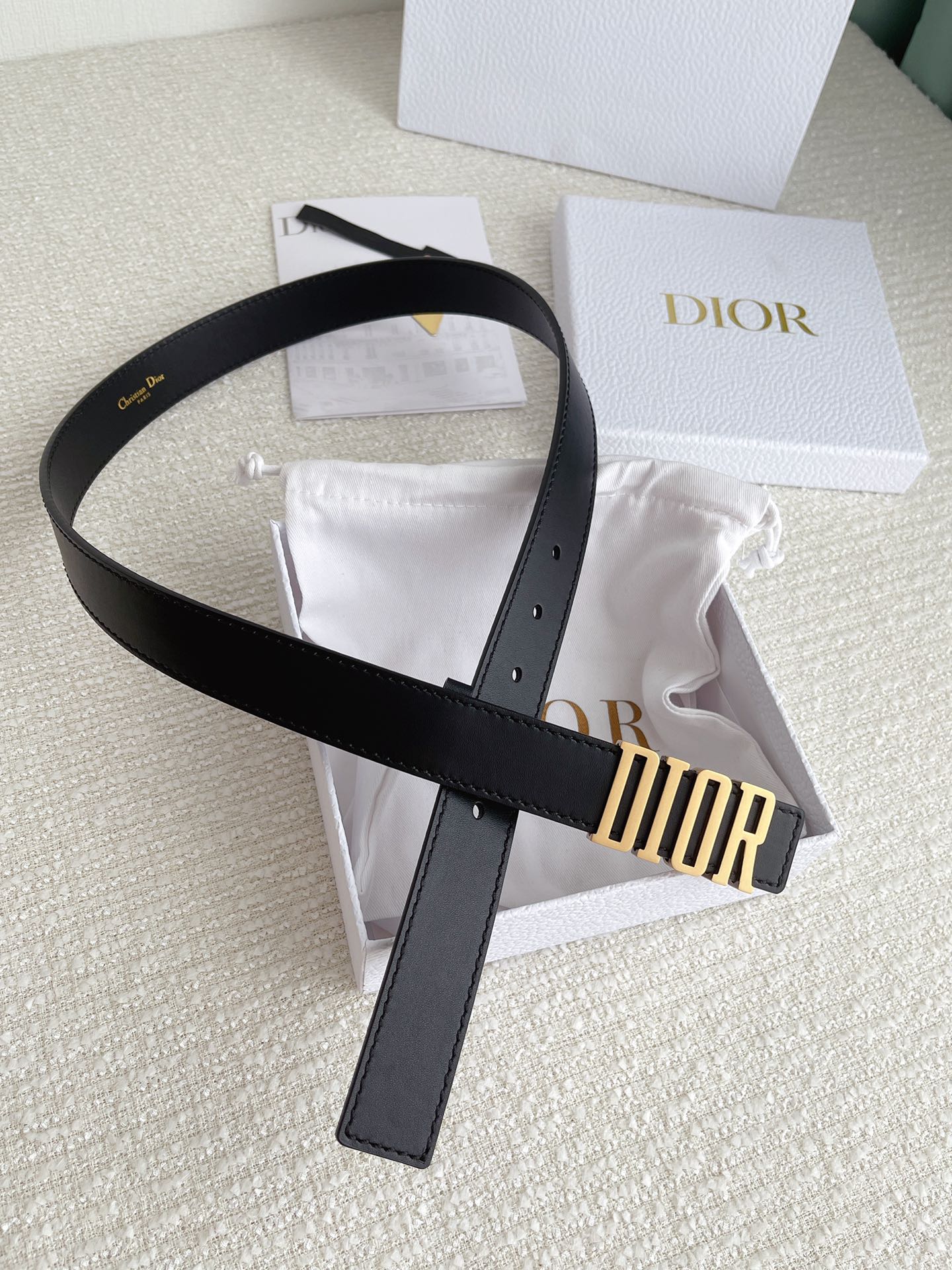 Dior Female Basic Belt Cow Leather M