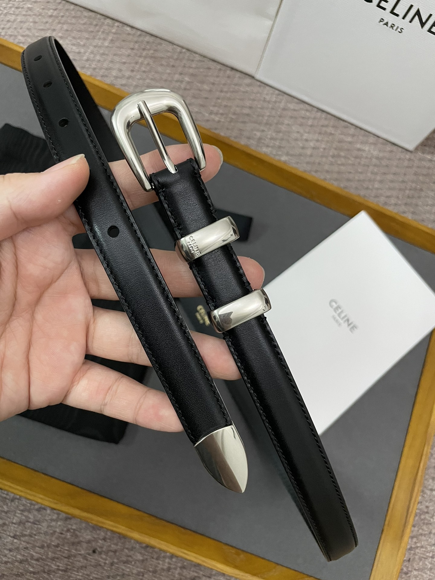 Celine Female Leather Belt M-l