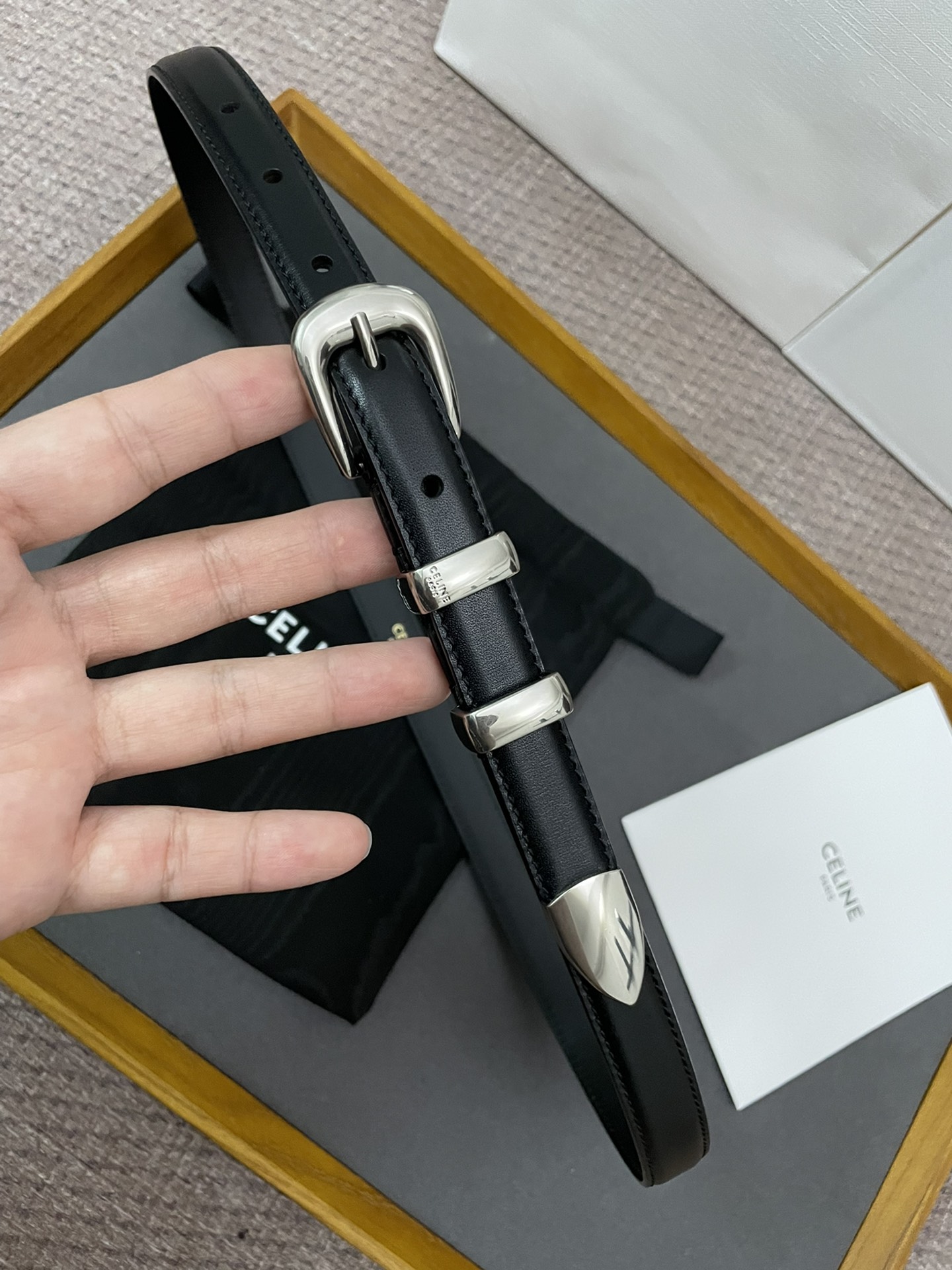 Celine Female Leather Belt M-l