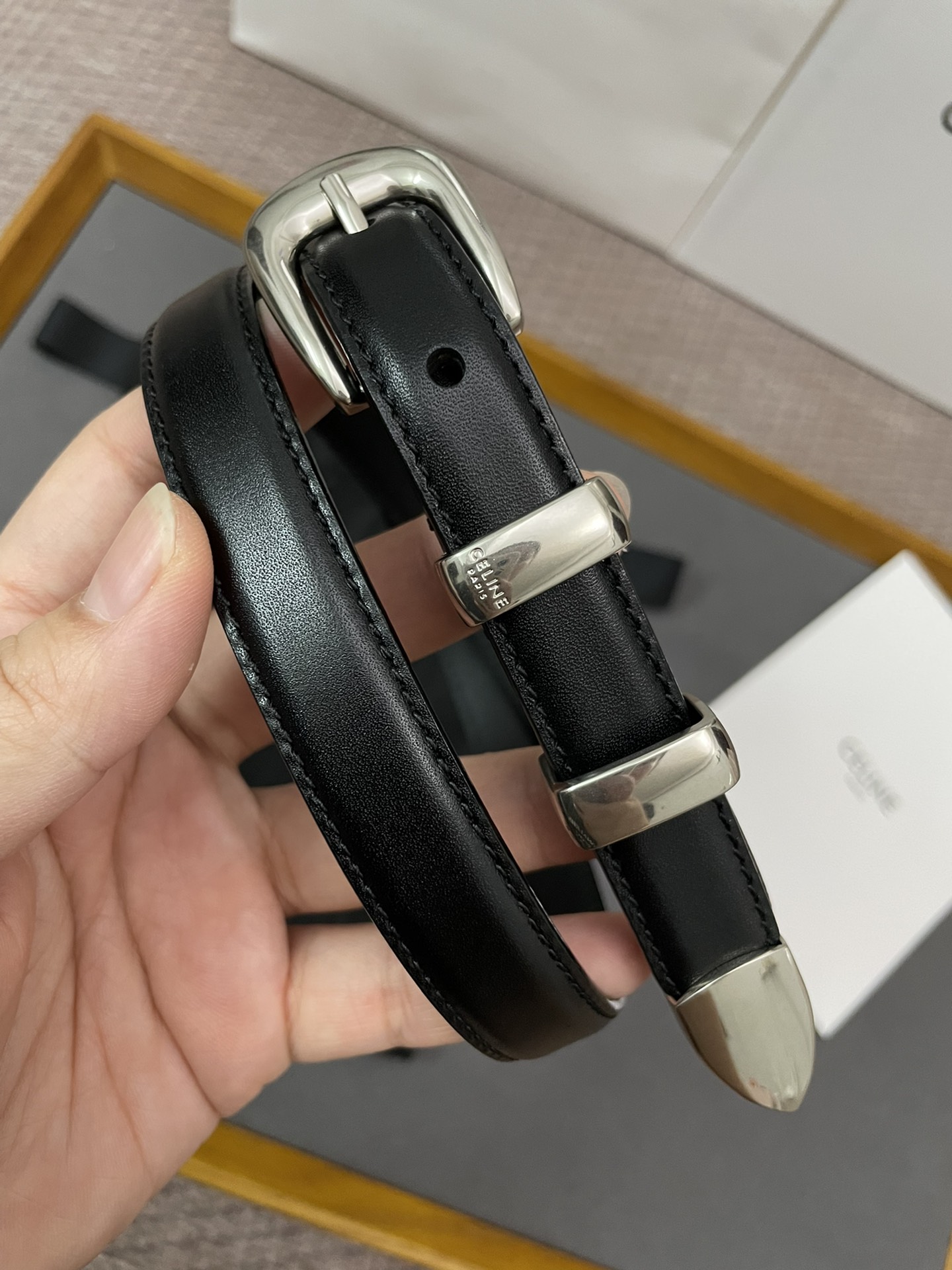 Celine Female Leather Belt M-l