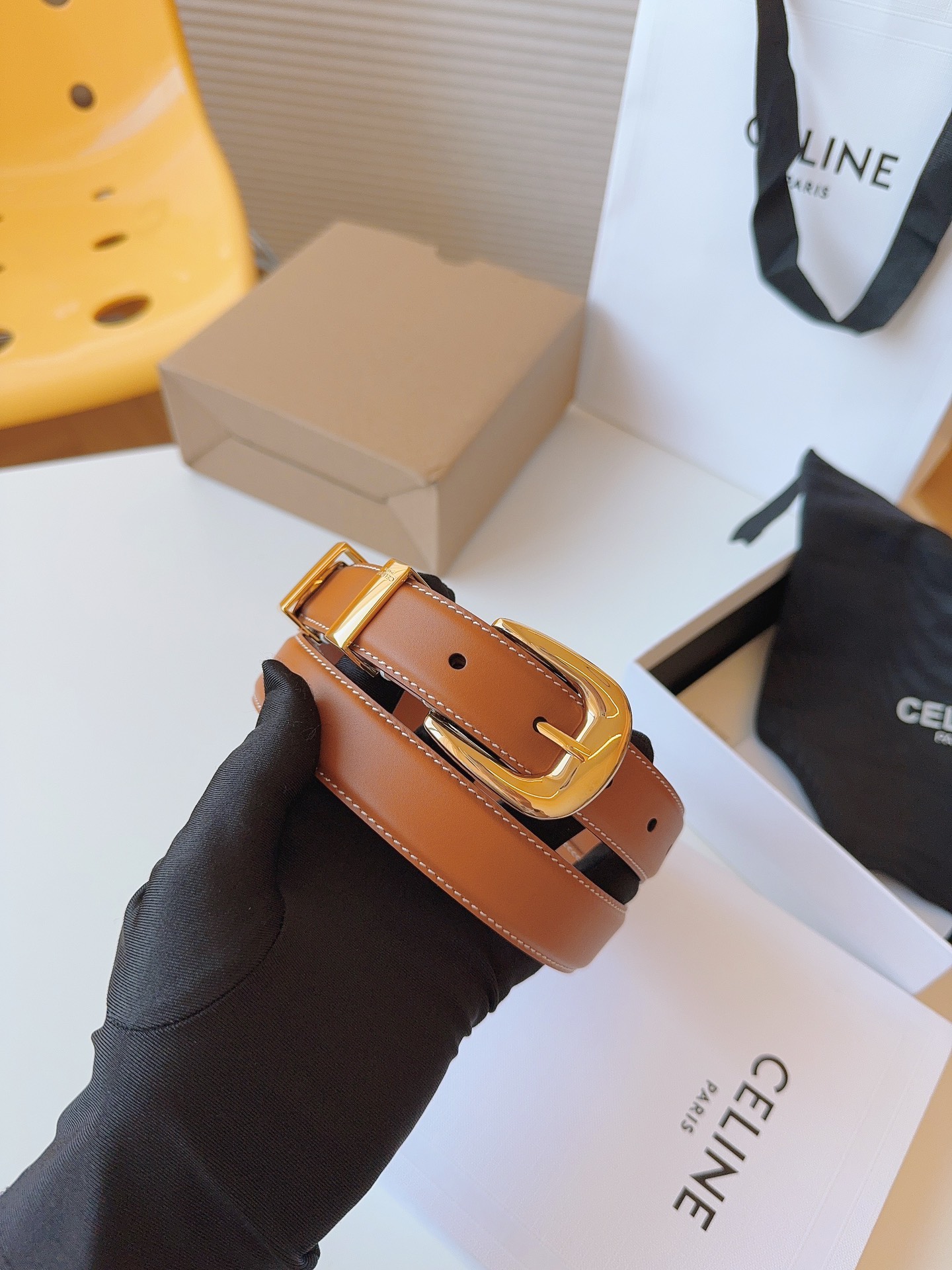 Celine Female Leather Belt 18mm-25mm-l