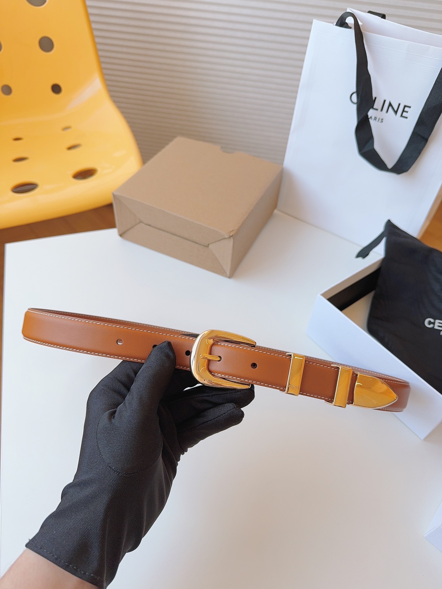 Celine Female Leather Belt 18mm-25mm-l