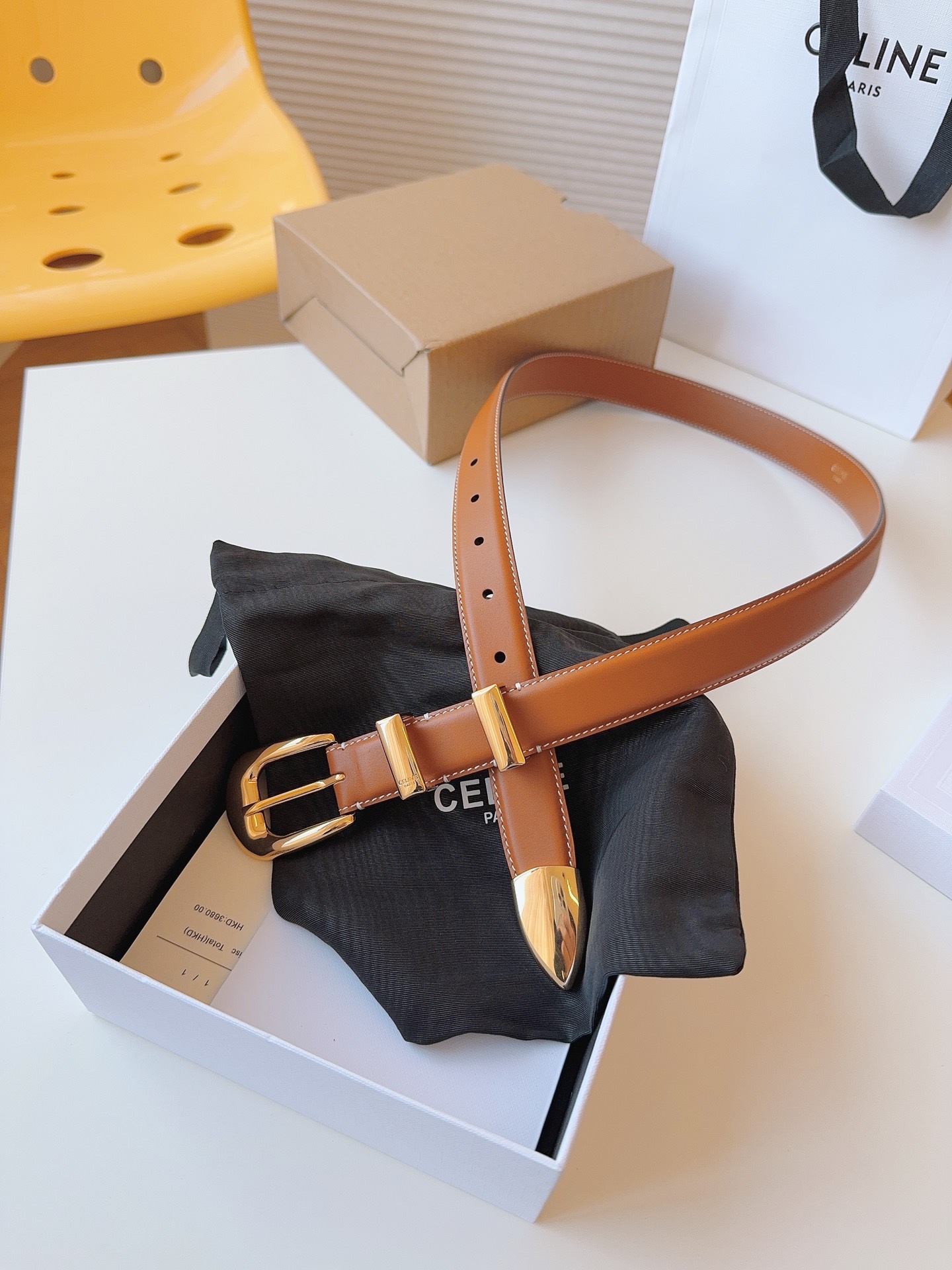 Celine Female Leather Belt 18mm-25mm-l