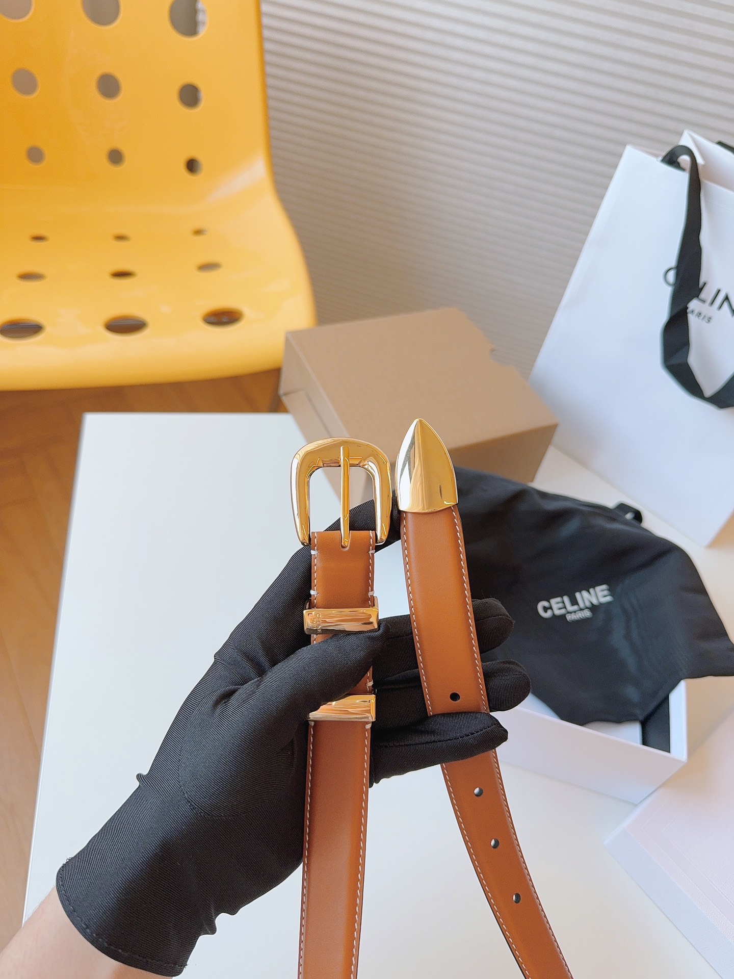 Celine Female Leather Belt 18mm-25mm-l