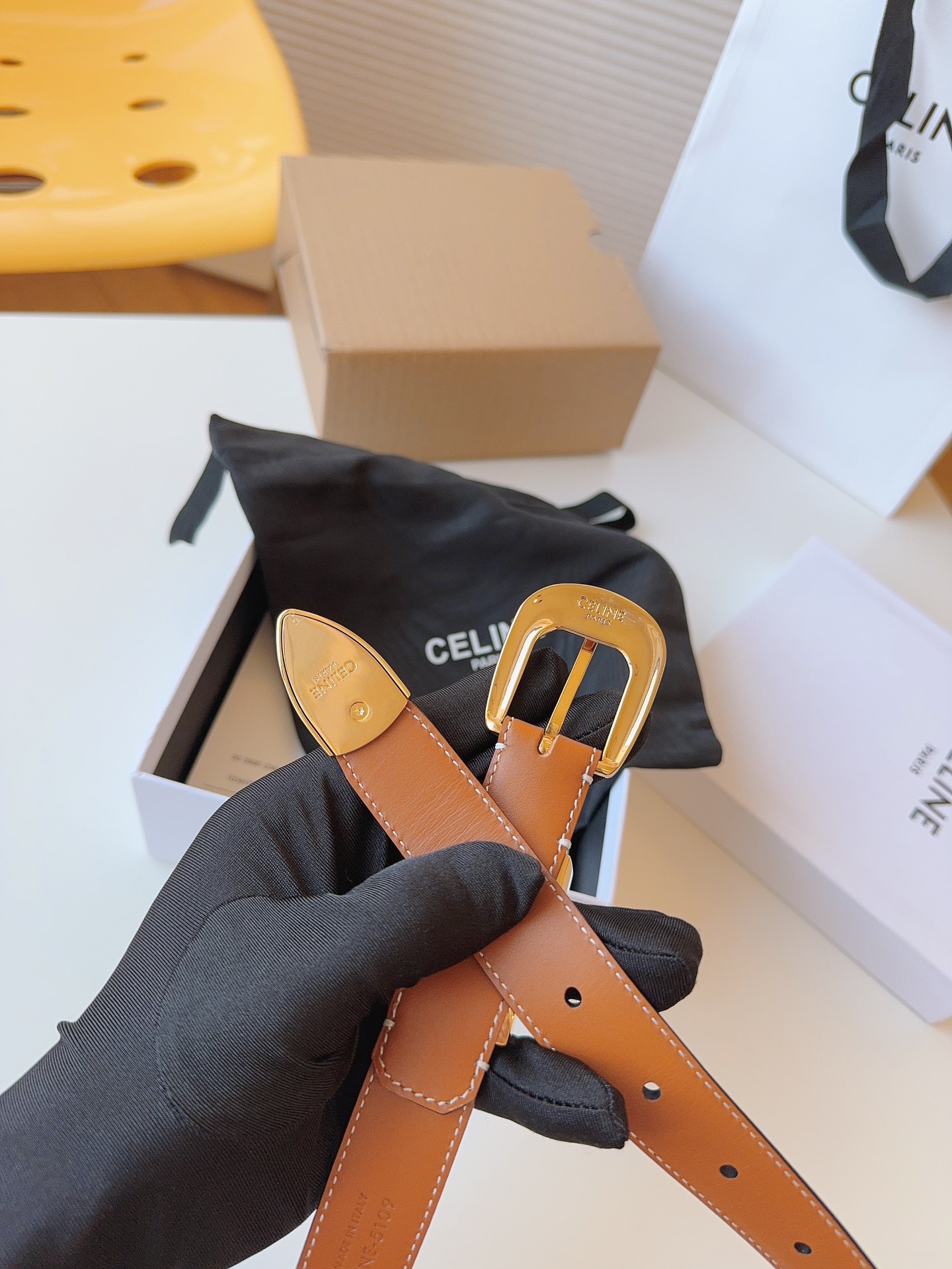 Celine Female Leather Belt 18mm-25mm-l