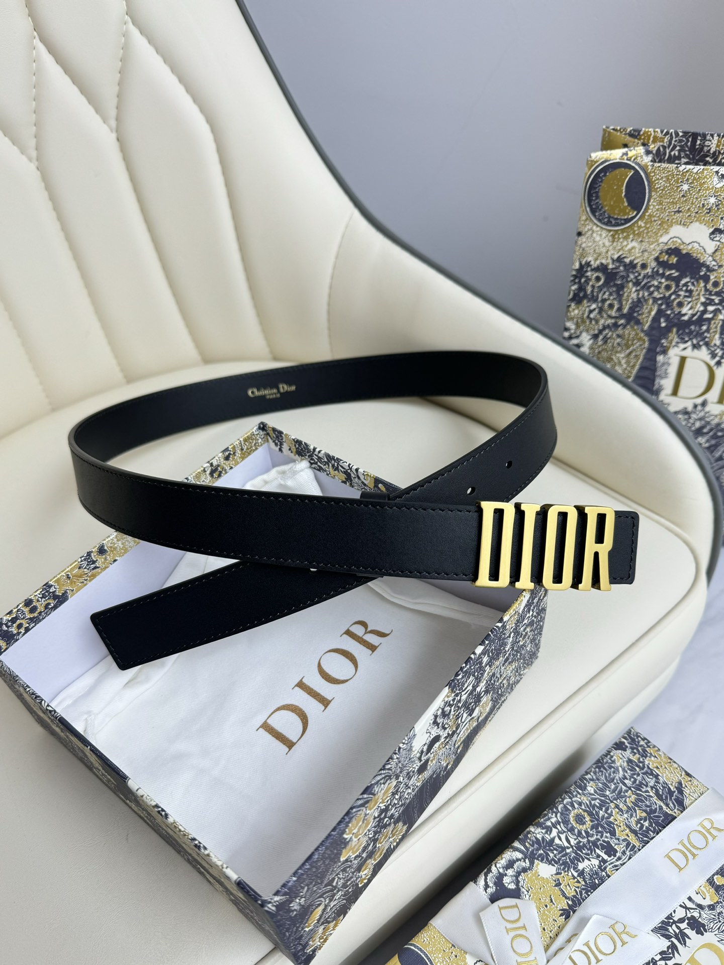 Dior Female Basic Belt Cow Leather M