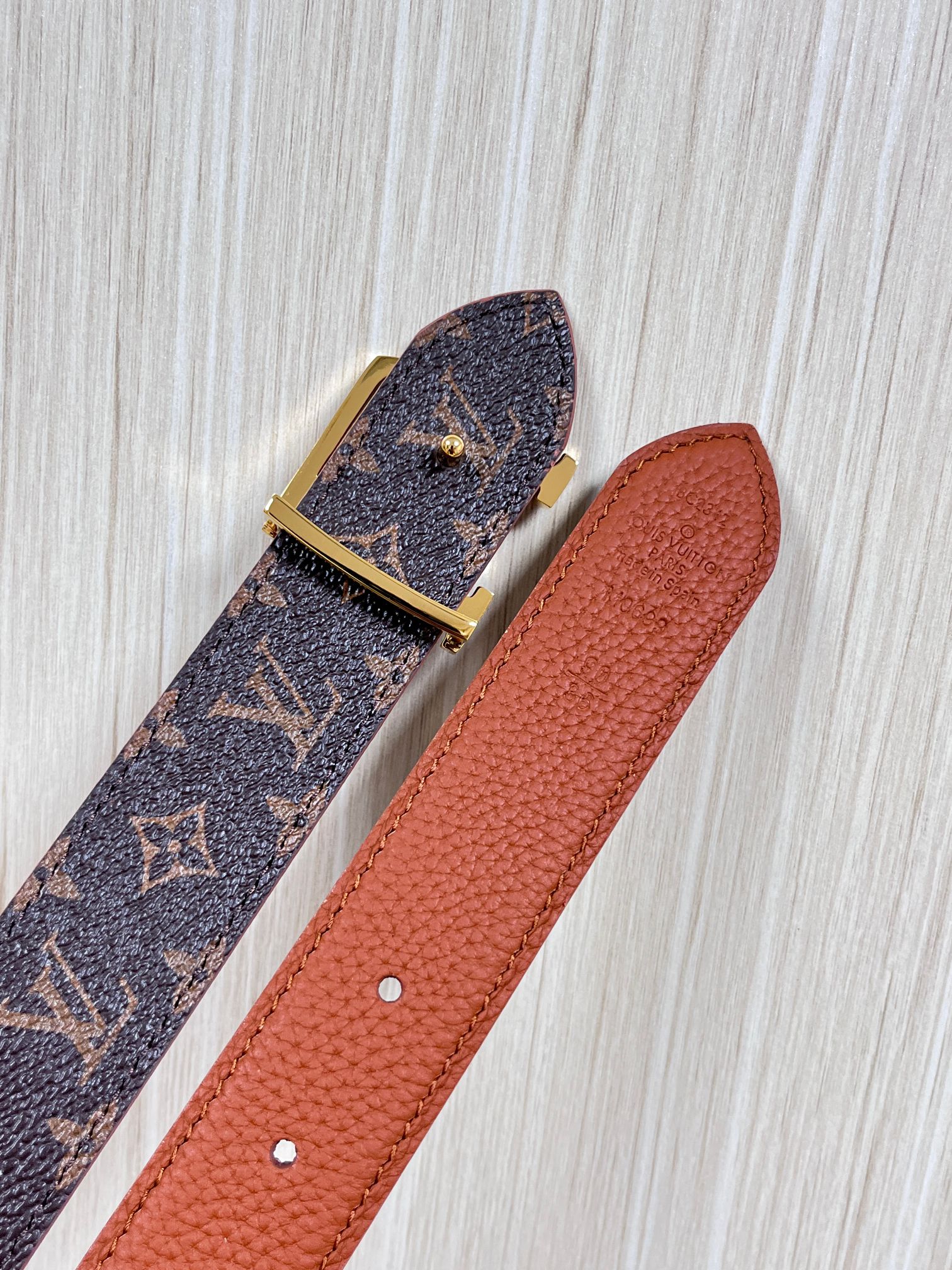 Louis Vuitton Female Basic Belt Canvas M-l