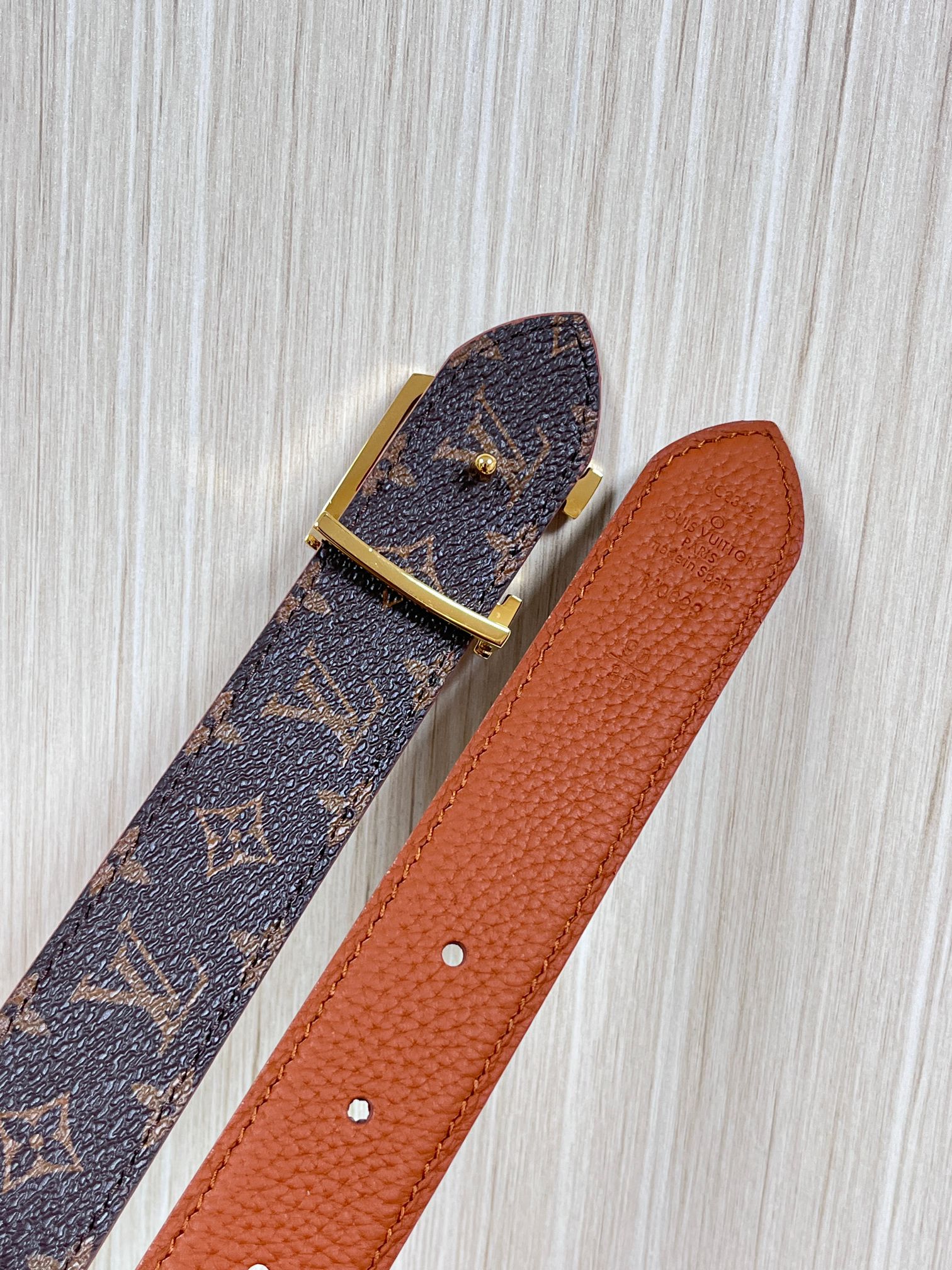 Louis Vuitton Female Basic Belt Canvas M-l