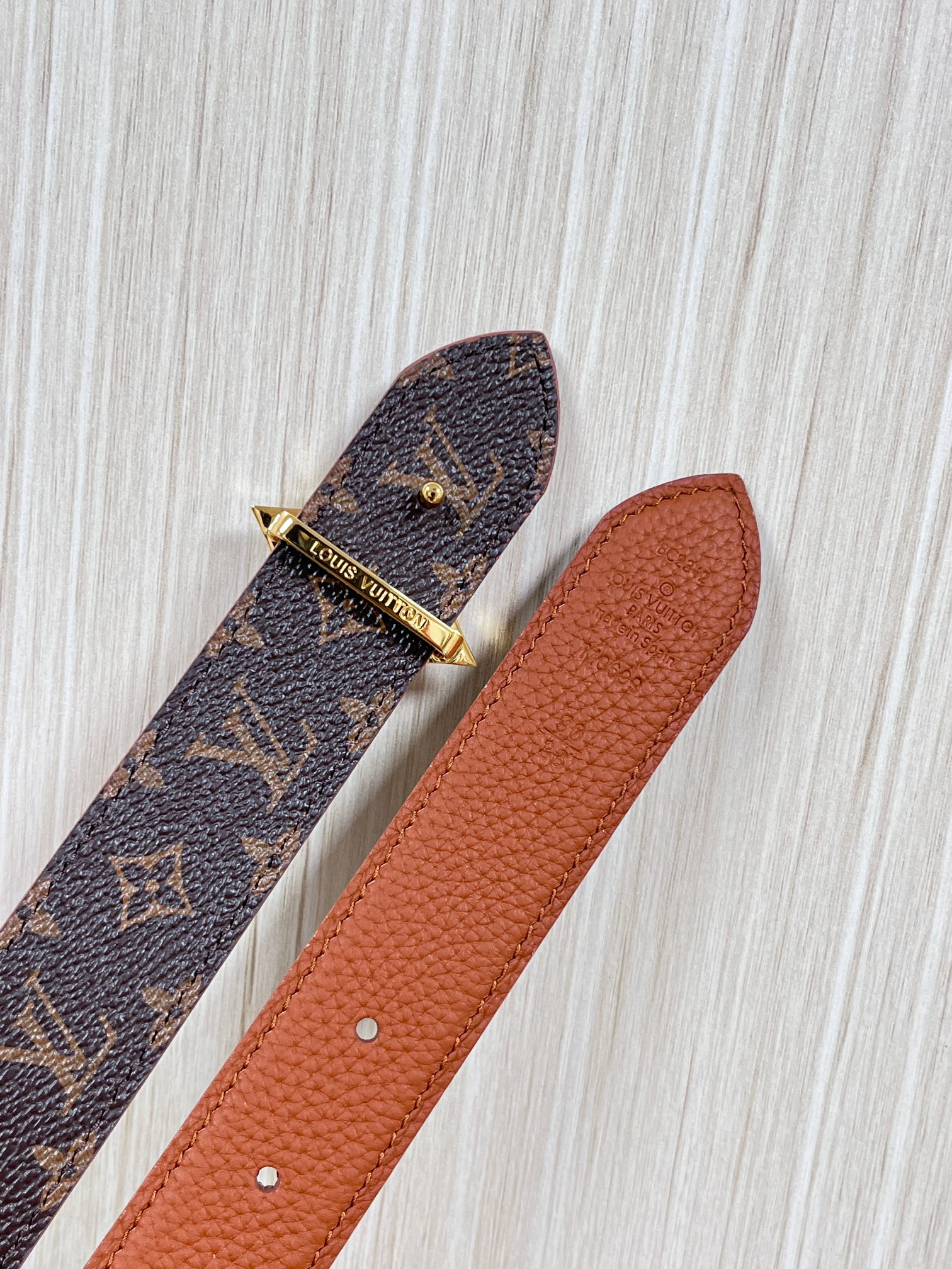 Louis Vuitton Female Basic Belt Canvas M-l