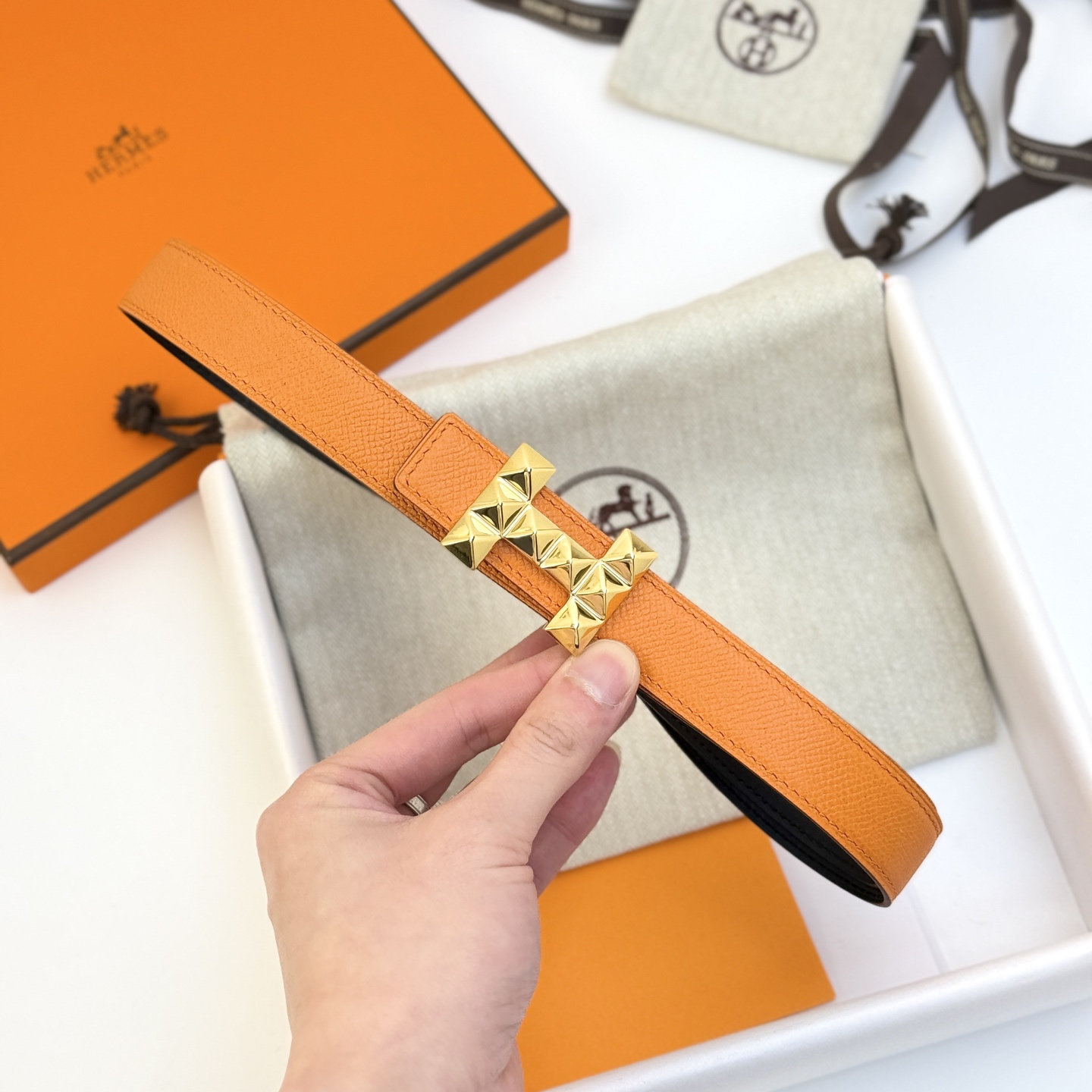 Hermès Female Basic Belt 24mm-13514-l-m-s