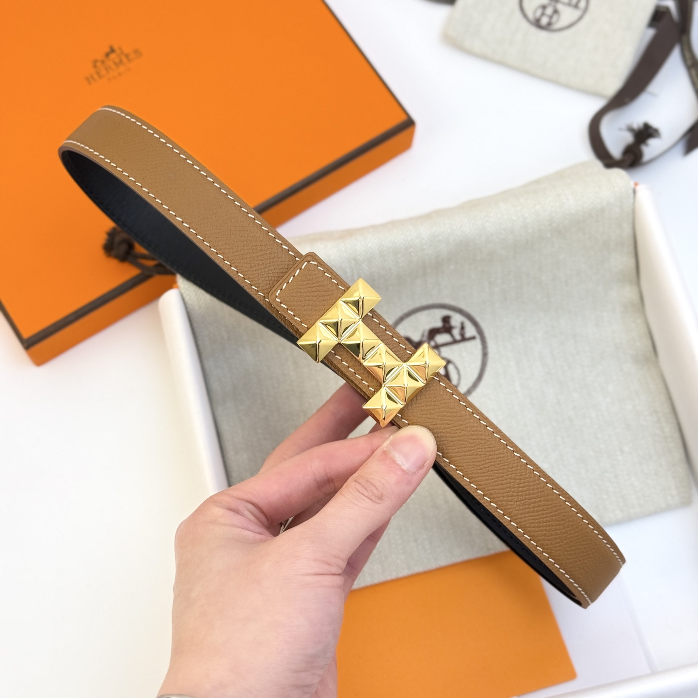 Hermès Female Basic Belt 24mm-13514-l-m-s