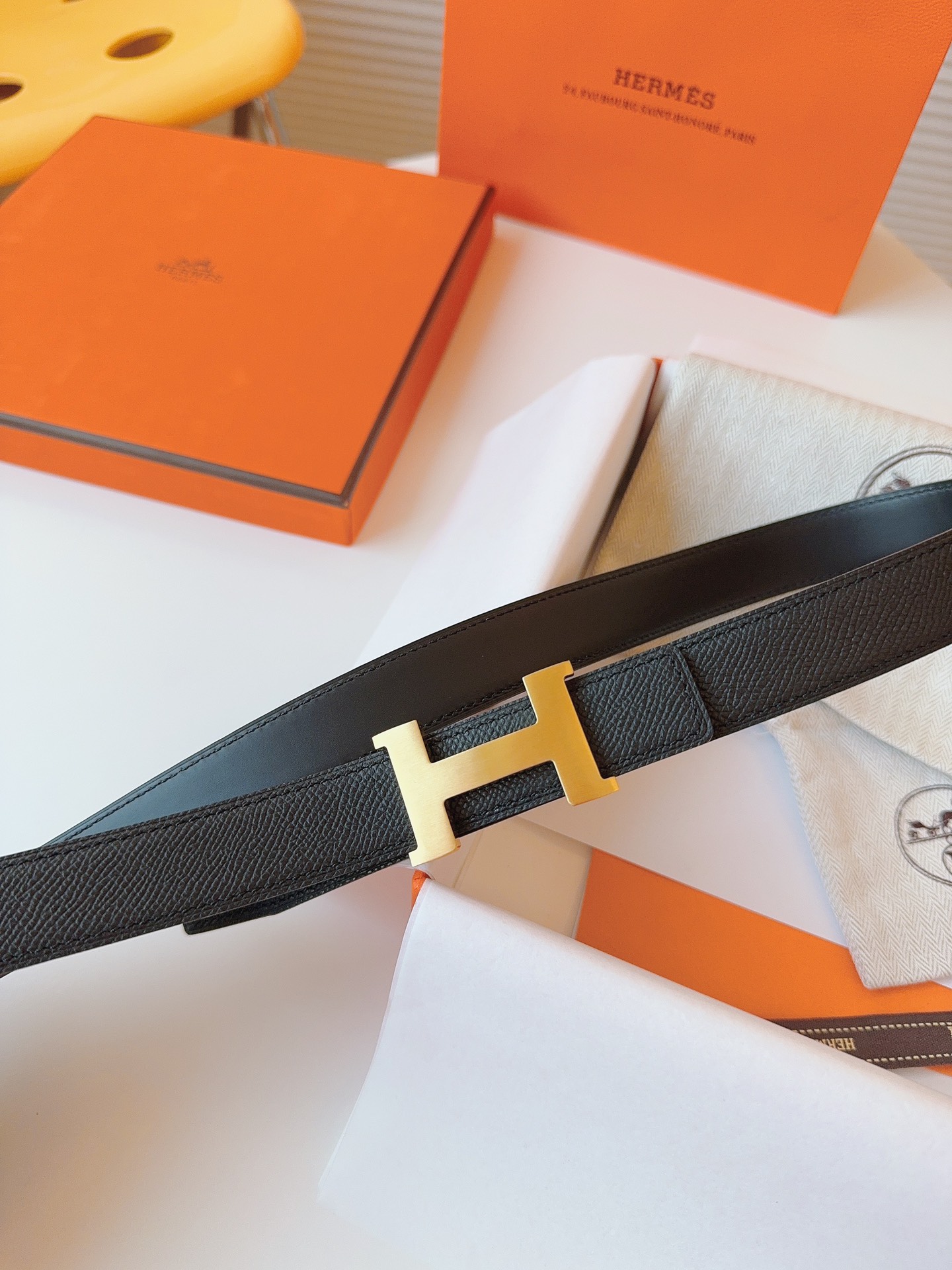 Hermès Female Basic Belt Cow Leather S-m
