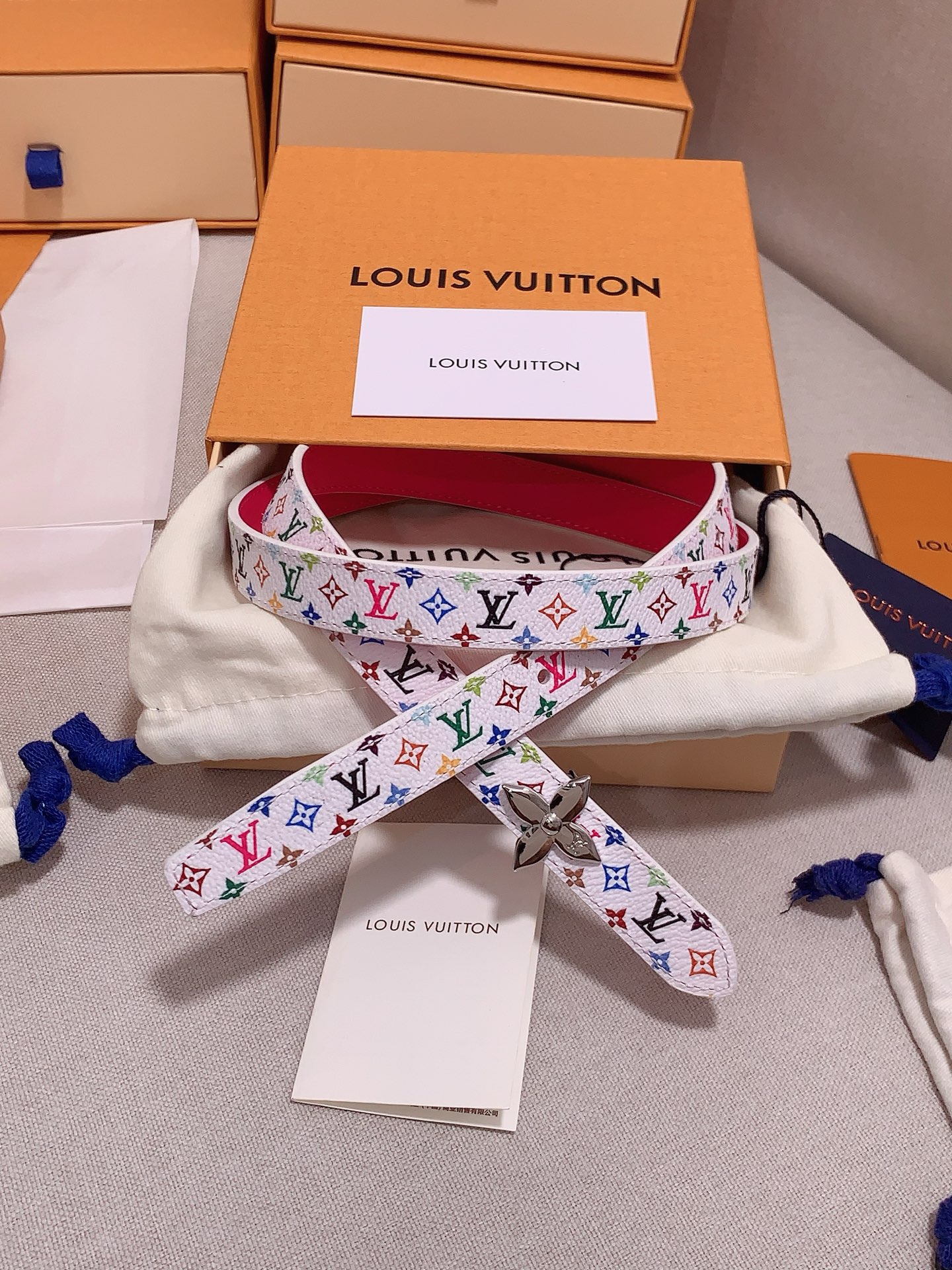 Louis Vuitton Female Leather Belt 5mm-s-m-l