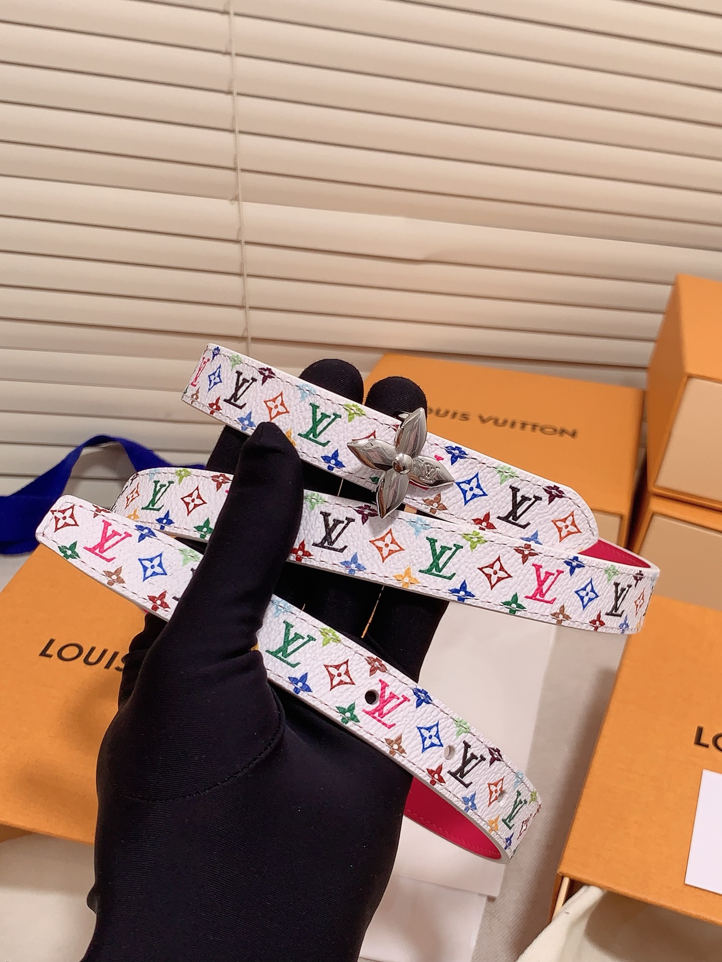 Louis Vuitton Female Leather Belt 5mm-s-m-l