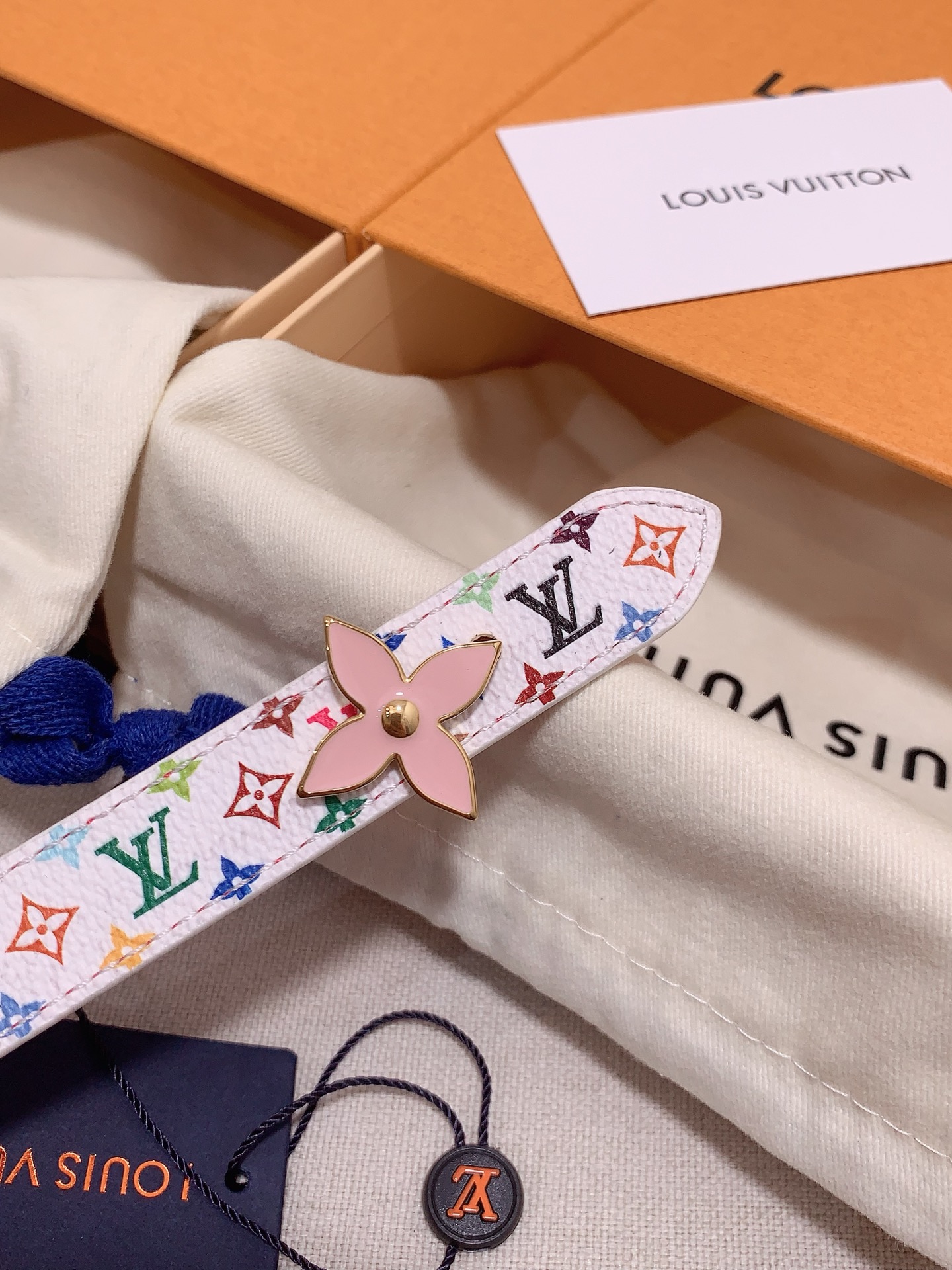 Louis Vuitton Female Leather Belt 5mm-13514-l-m-s